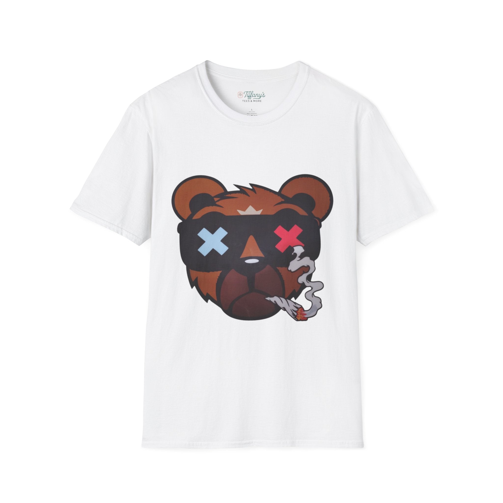 Bear Graphic Tee, Cool Bear T-Shirt, Unisex Vintage Tee, Casual Wear, Cute Animal Shirt, Gift for Teen