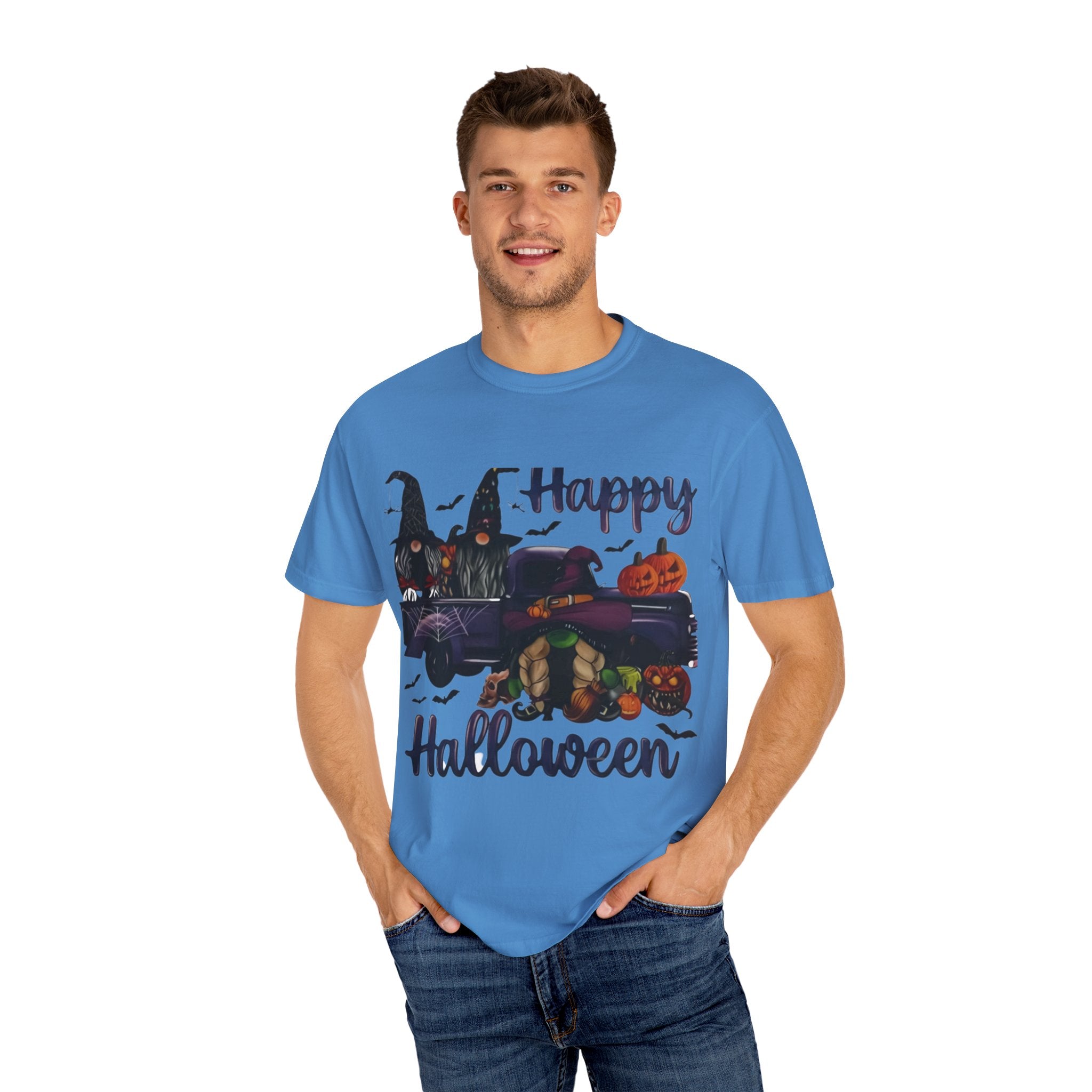 Happy Halloween Unisex T-Shirt, Fun Fall Apparel, Halloween Costume Shirt, Spooky Tees, Gift for Halloween Lovers