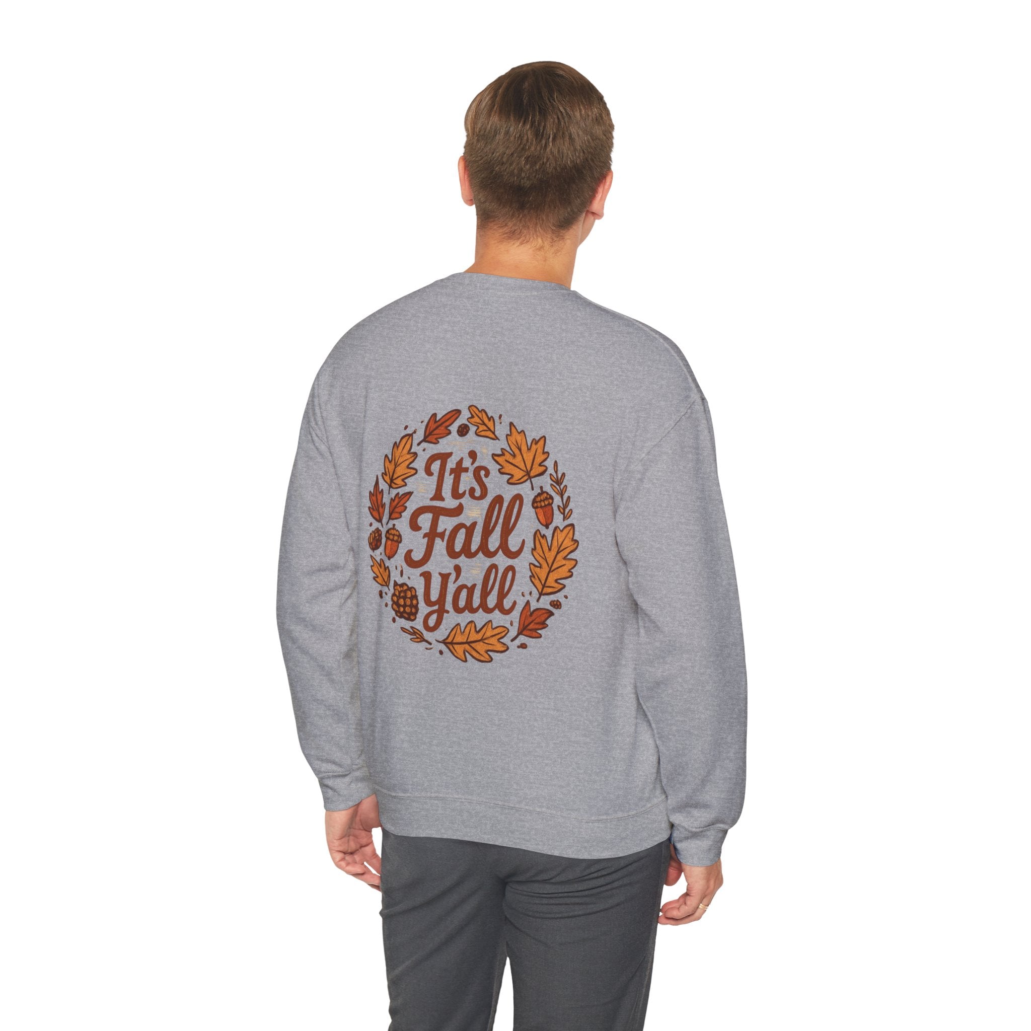 Cozy Fall Sweatshirt, Unisex Crewneck, Autumn Vibes, Pumpkin Spice Lover Gift, Seasonal Apparel, Thanksgiving Sweater