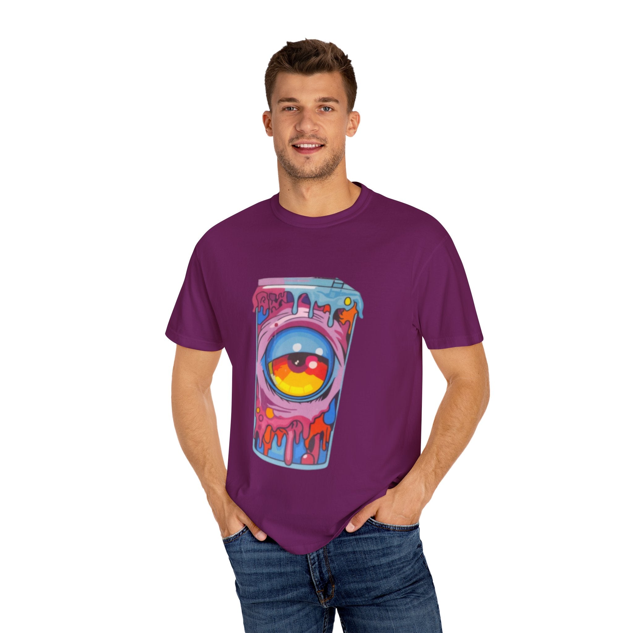 Colorful Eye-Catching T-Shirt, Cool Graphic Tee, Unisex Streetwear, Unique Gift for Art Lovers, Summer Fashion Must-Have
