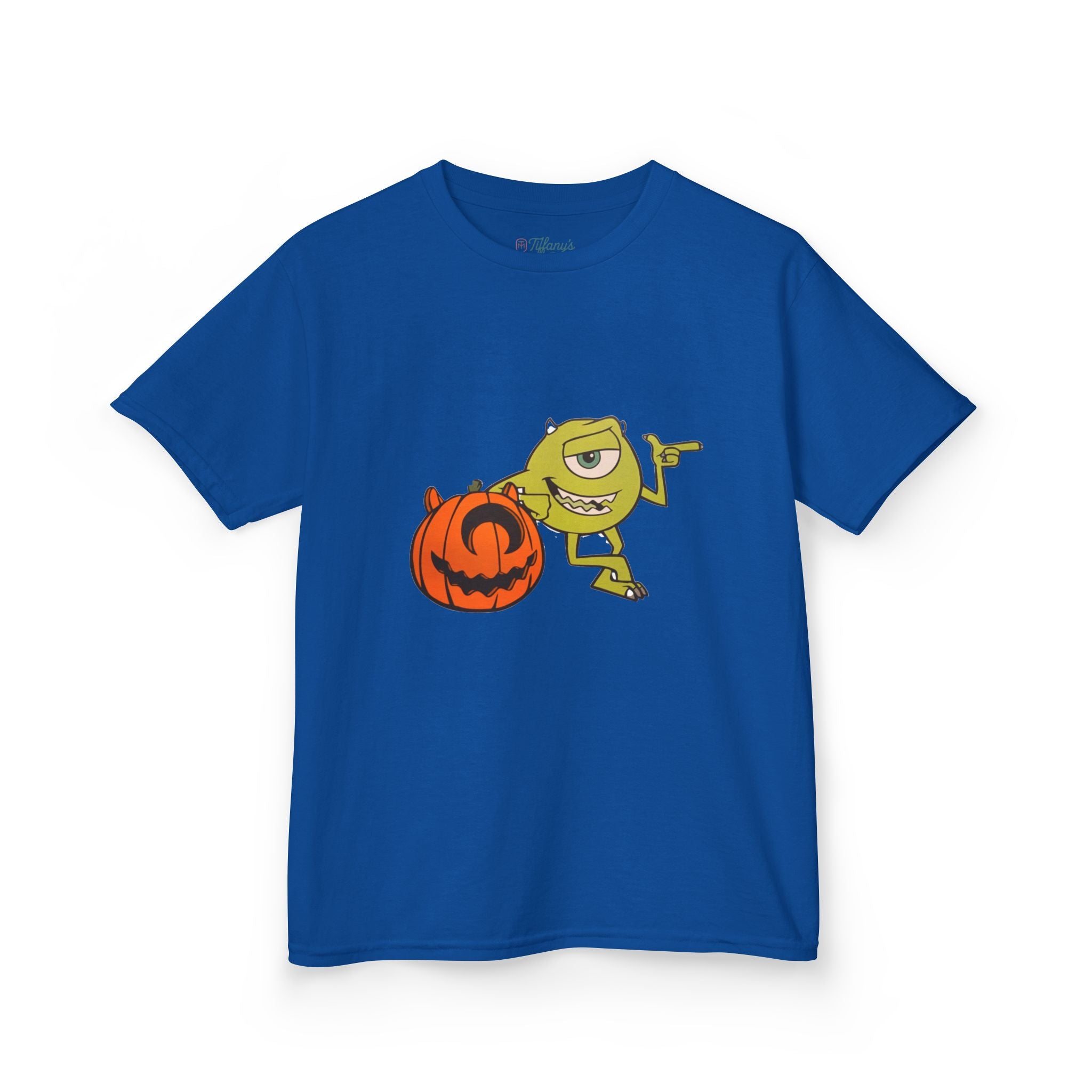 Halloween Kids Tee with Fun Pumpkin Design, Spooky Outfit, Trick or Treat Shirt, Kids Halloween Apparel, Cute Halloween Costume