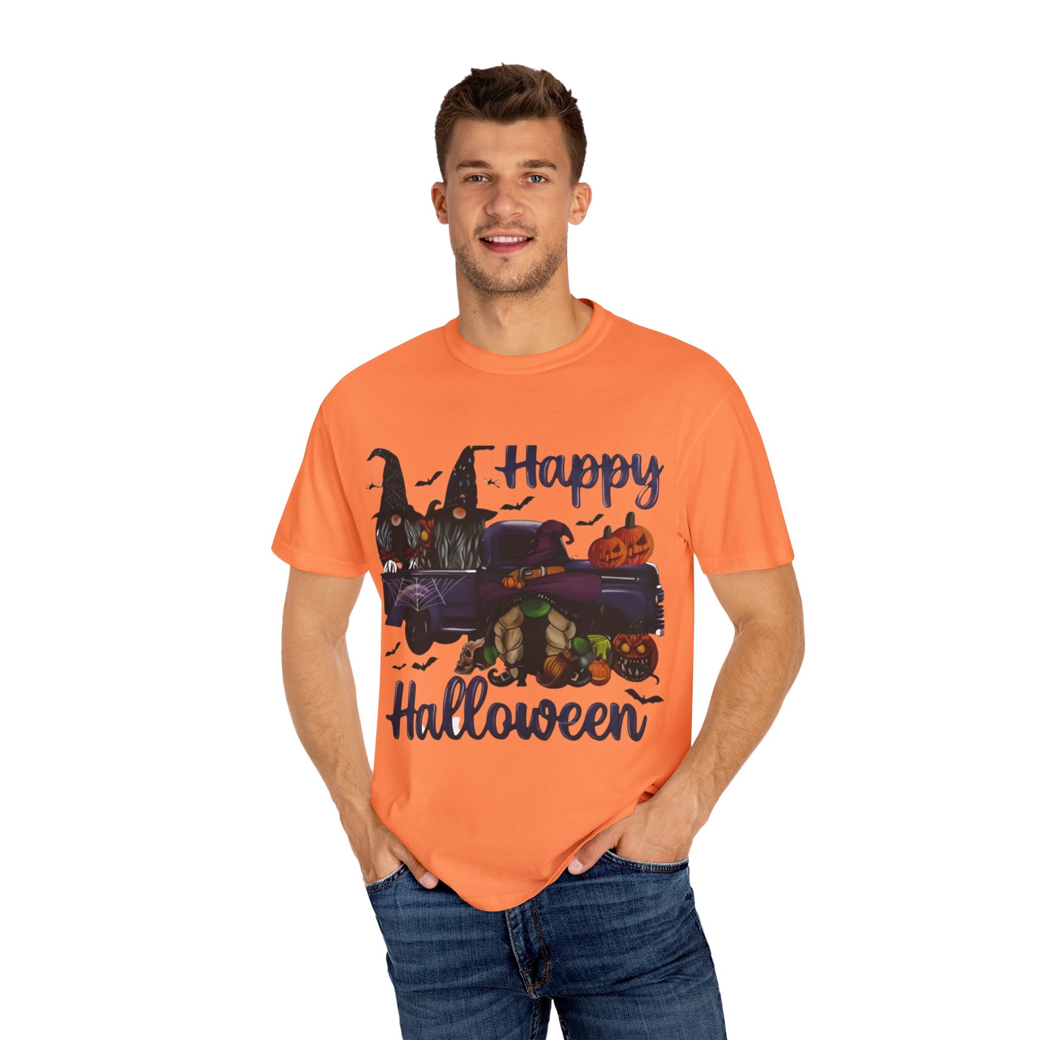 Happy Halloween Unisex T-Shirt, Fun Fall Apparel, Halloween Costume Shirt, Spooky Tees, Gift for Halloween Lovers