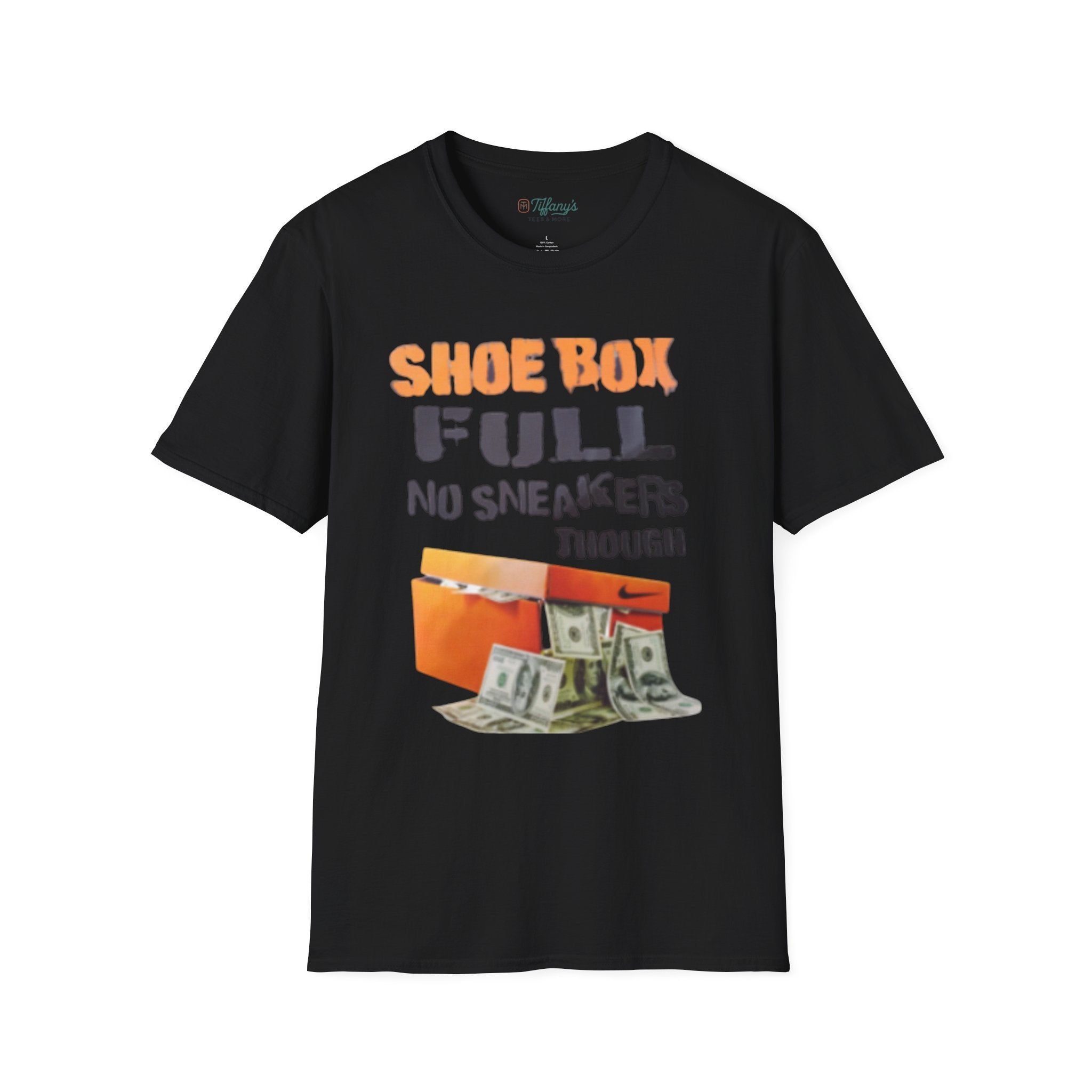 Shoe Box Humor T-Shirt, Funny Graphic Tee, Casual Wear, Sneaker Lover Gift, Unique Birthday Present