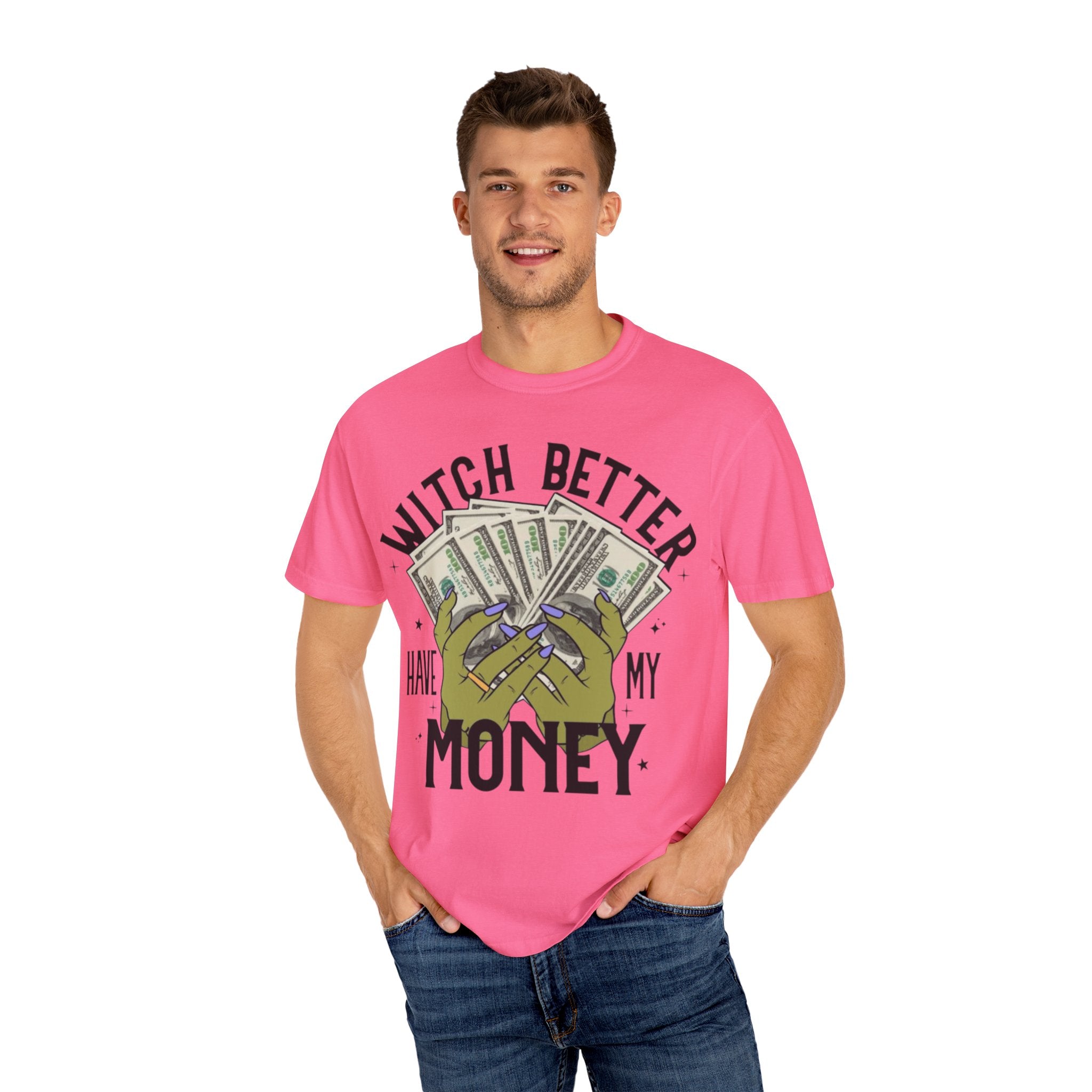 Witch Better Have My Money T-Shirt, Fun Graphic Tee for Halloween, Gift for Witch Lovers, Cute Apparel for Parties, Trendy Unisex Wear