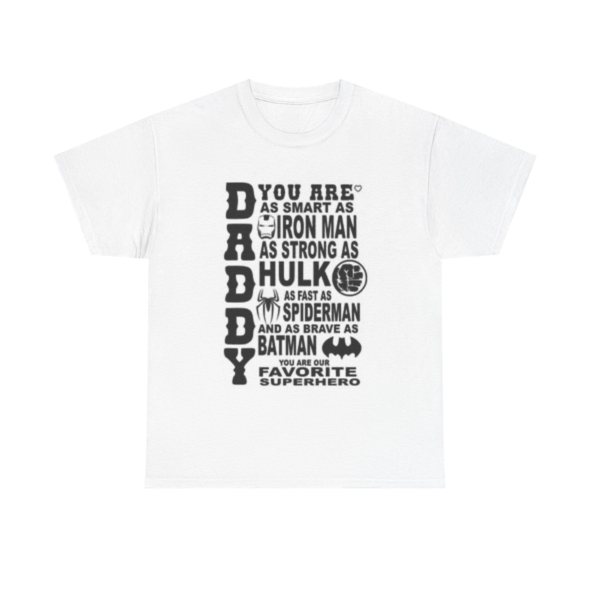 Superhero Dad Tee, Father's Day Gift, Super Dad T-Shirt, Unisex Cotton Tee, Funny Dad Shirt, Gift for Dad, Birthday Gift