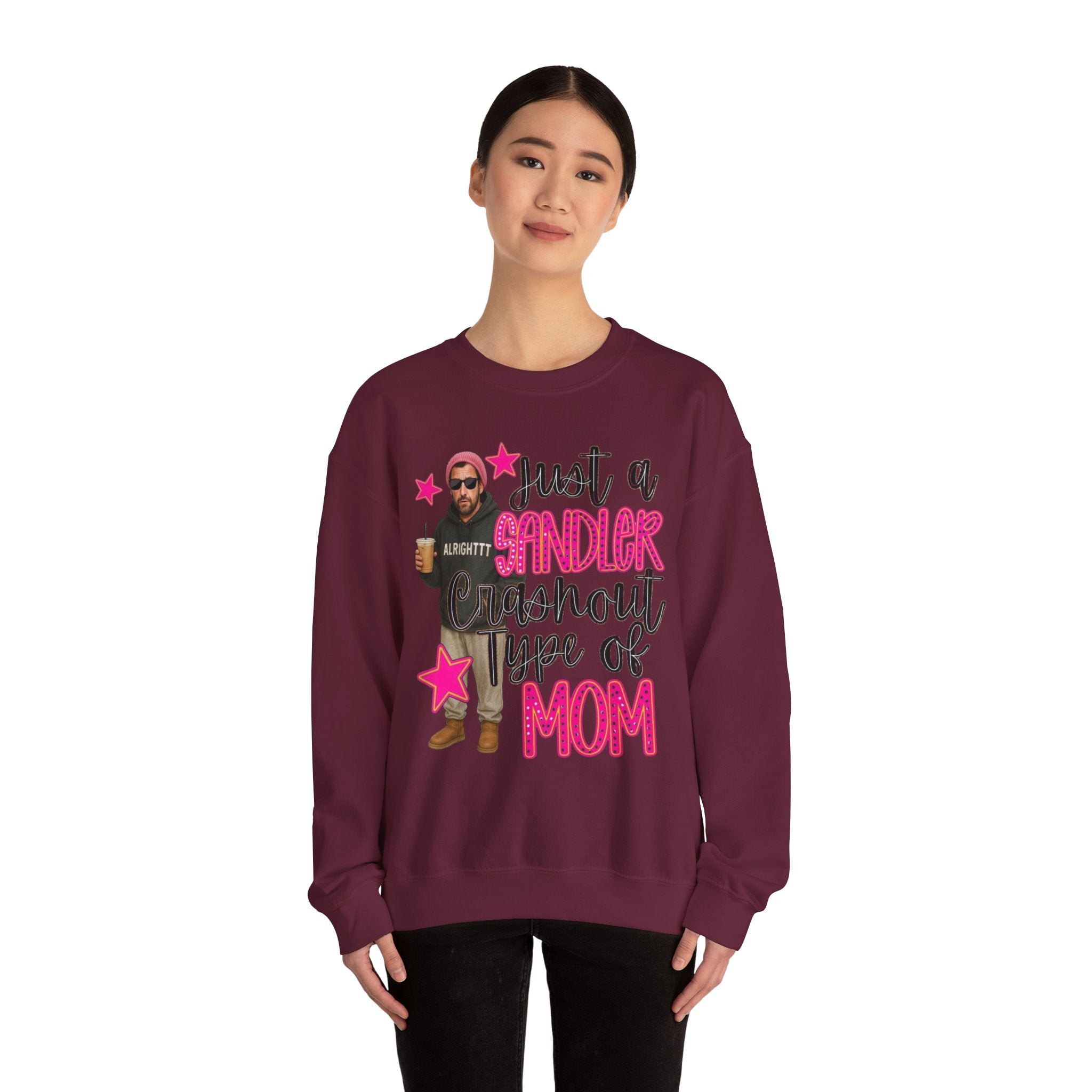 Just a Sandler Type of Mom Sweatshirt, Funny Mom Sweatshirt, Mother's Day Gift, Movie Lover Gift, Comfy Crewneck Sweater