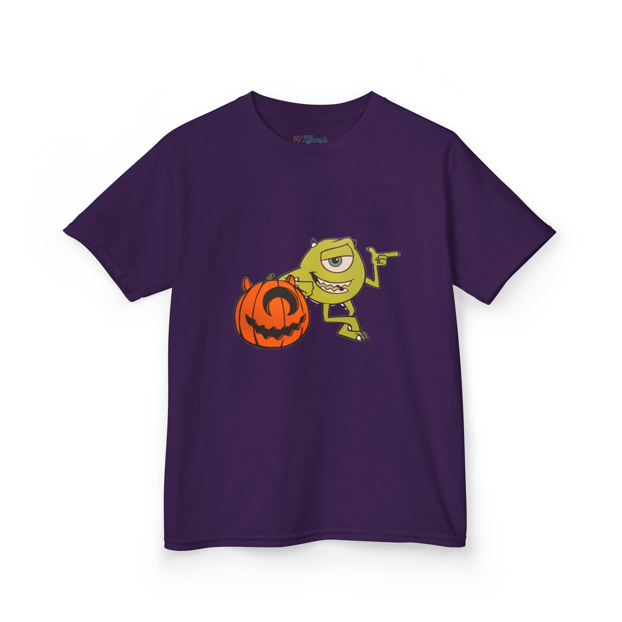 Halloween Kids Tee with Fun Pumpkin Design, Spooky Outfit, Trick or Treat Shirt, Kids Halloween Apparel, Cute Halloween Costume