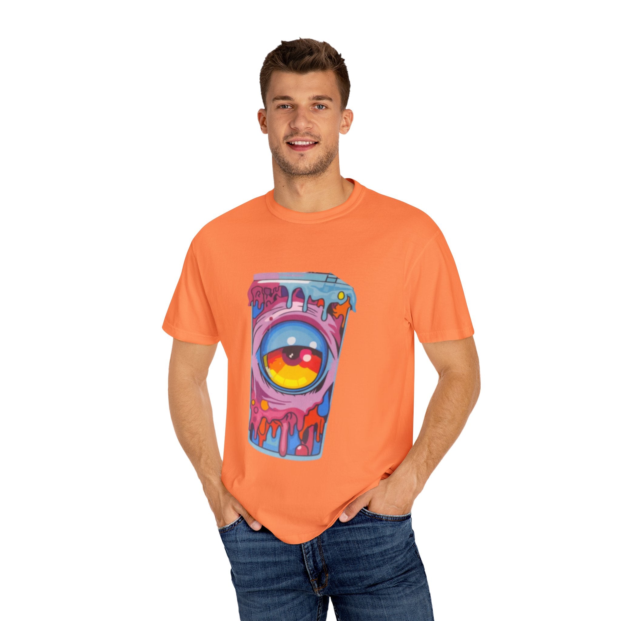 Colorful Eye-Catching T-Shirt, Cool Graphic Tee, Unisex Streetwear, Unique Gift for Art Lovers, Summer Fashion Must-Have