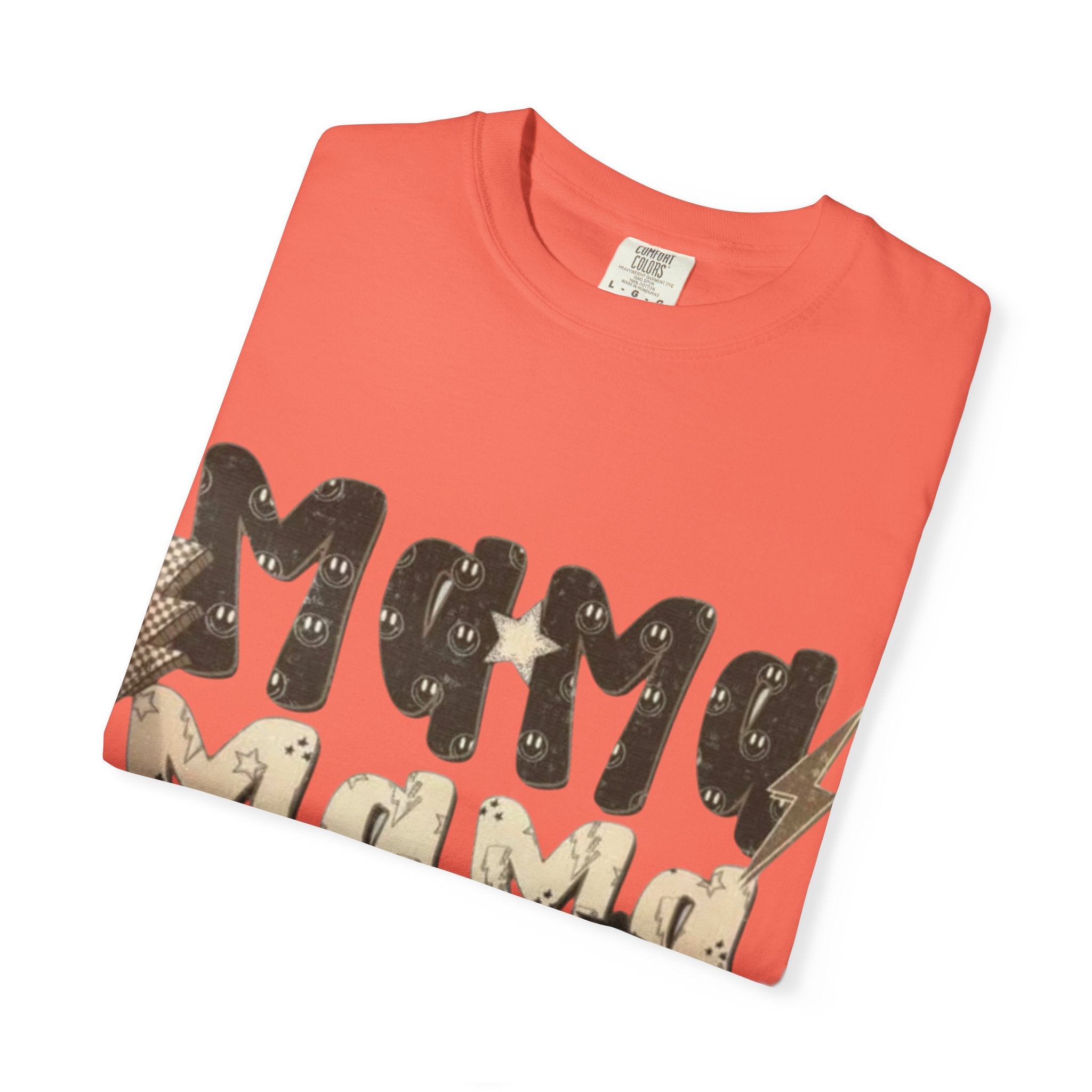 Mama Vibes Garment-Dyed T-shirt | Unisex Tee for Mother's Day, Birthday Gift, Casual Wear, Family Outings, Unique Style