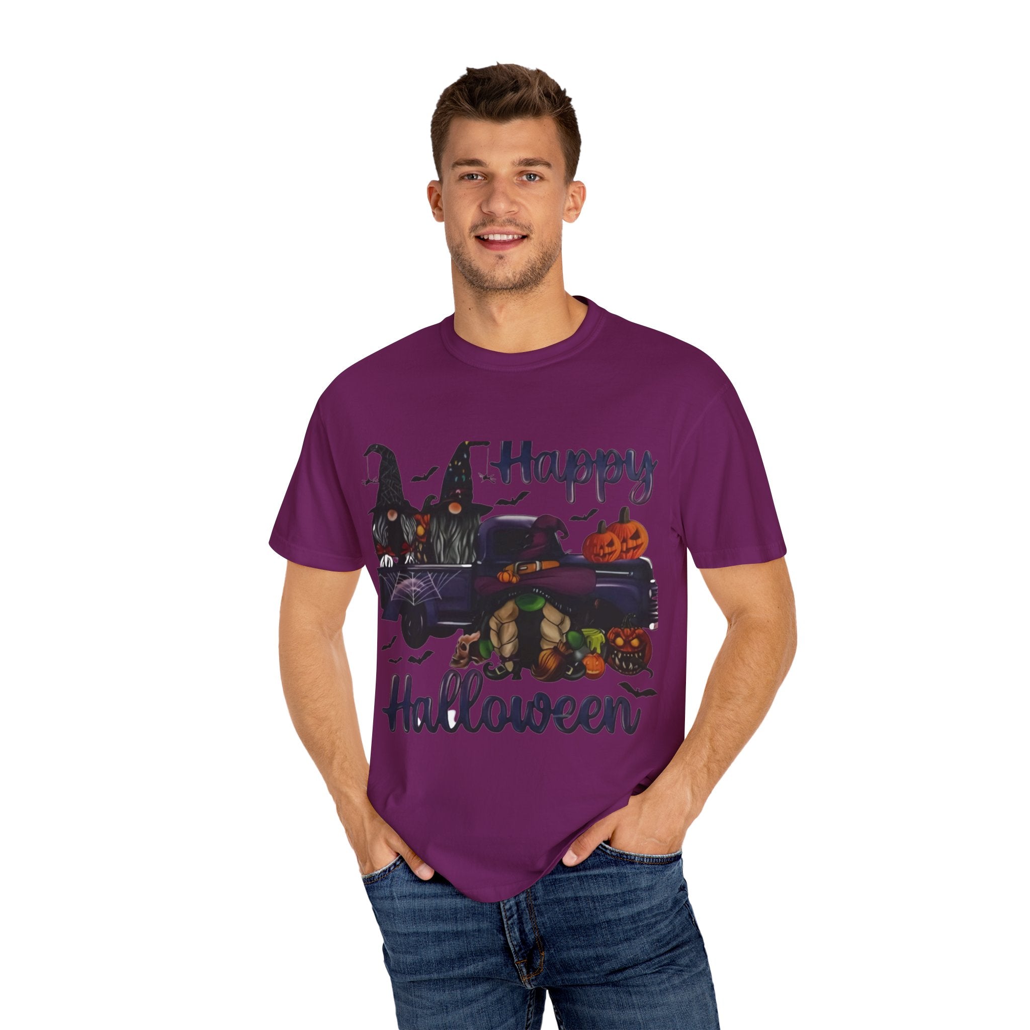 Happy Halloween Unisex T-Shirt, Fun Fall Apparel, Halloween Costume Shirt, Spooky Tees, Gift for Halloween Lovers