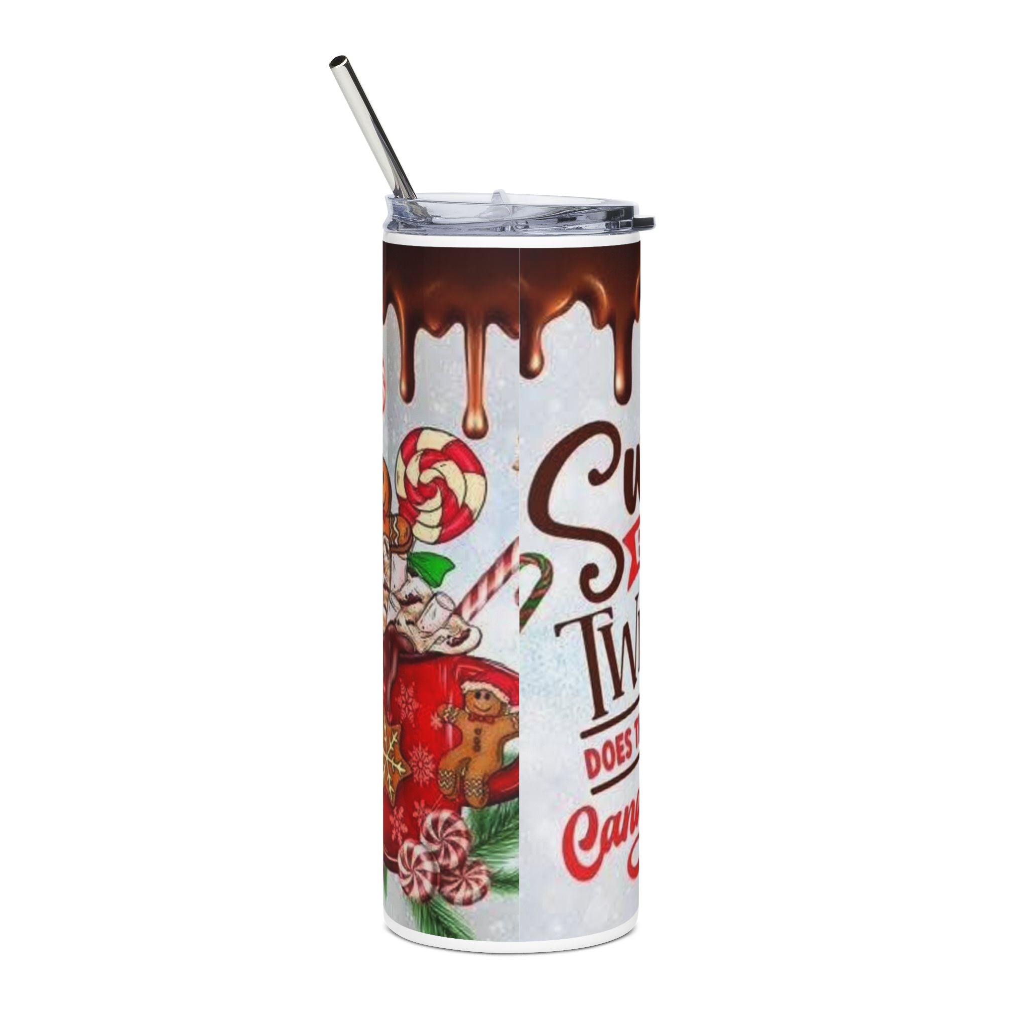 Sweet Twisted Holiday Tumbler - 20oz Stainless Steel