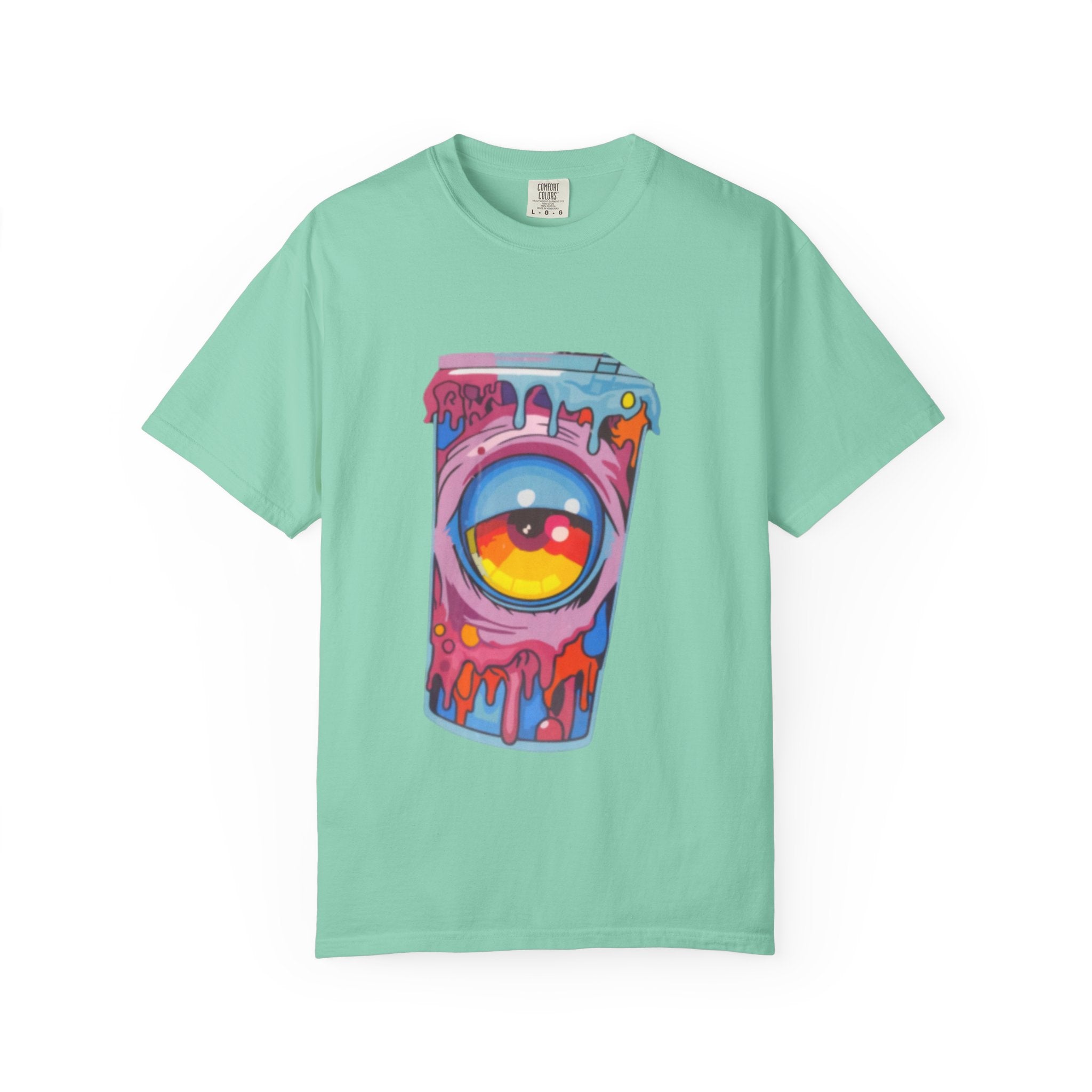 Colorful Eye-Catching T-Shirt, Cool Graphic Tee, Unisex Streetwear, Unique Gift for Art Lovers, Summer Fashion Must-Have