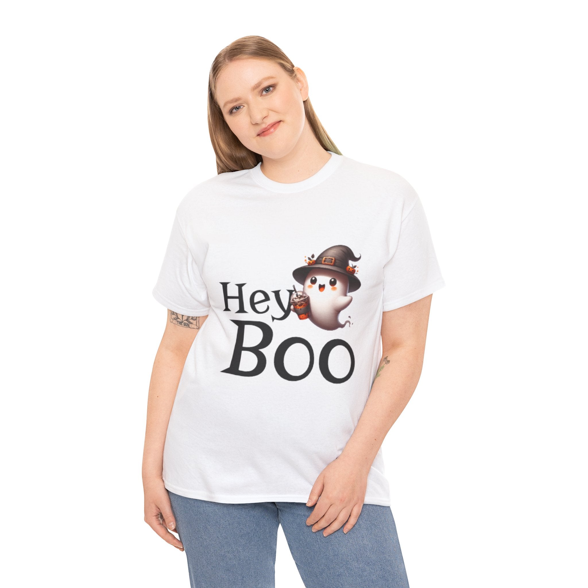 Hey Boo Halloween Tee - Unisex