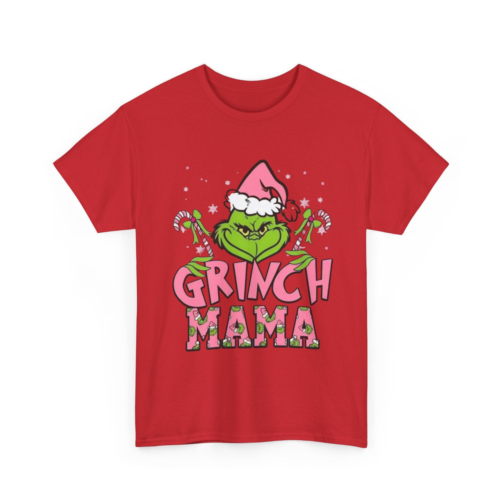 Grinch Mama T-Shirt, Funny Christmas Gift Tee, Holiday Apparel, Festive Unisex Top, Grinch Lovers Shirt