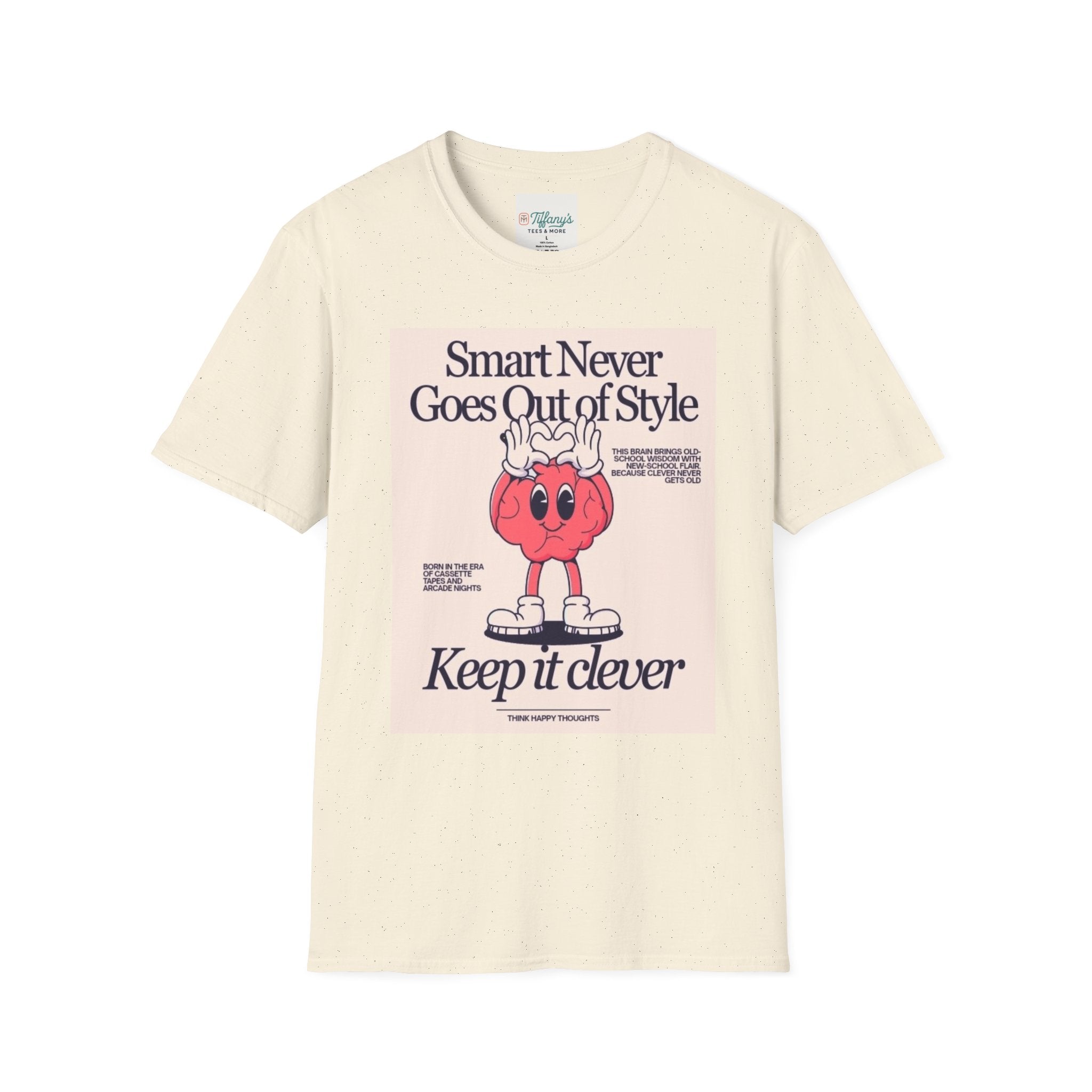 Smart Never Goes Out of Style Unisex T-Shirt, Cool Graphic Tee, Motivational Quote Apparel, Gift for Students, Trendy Casual Wear