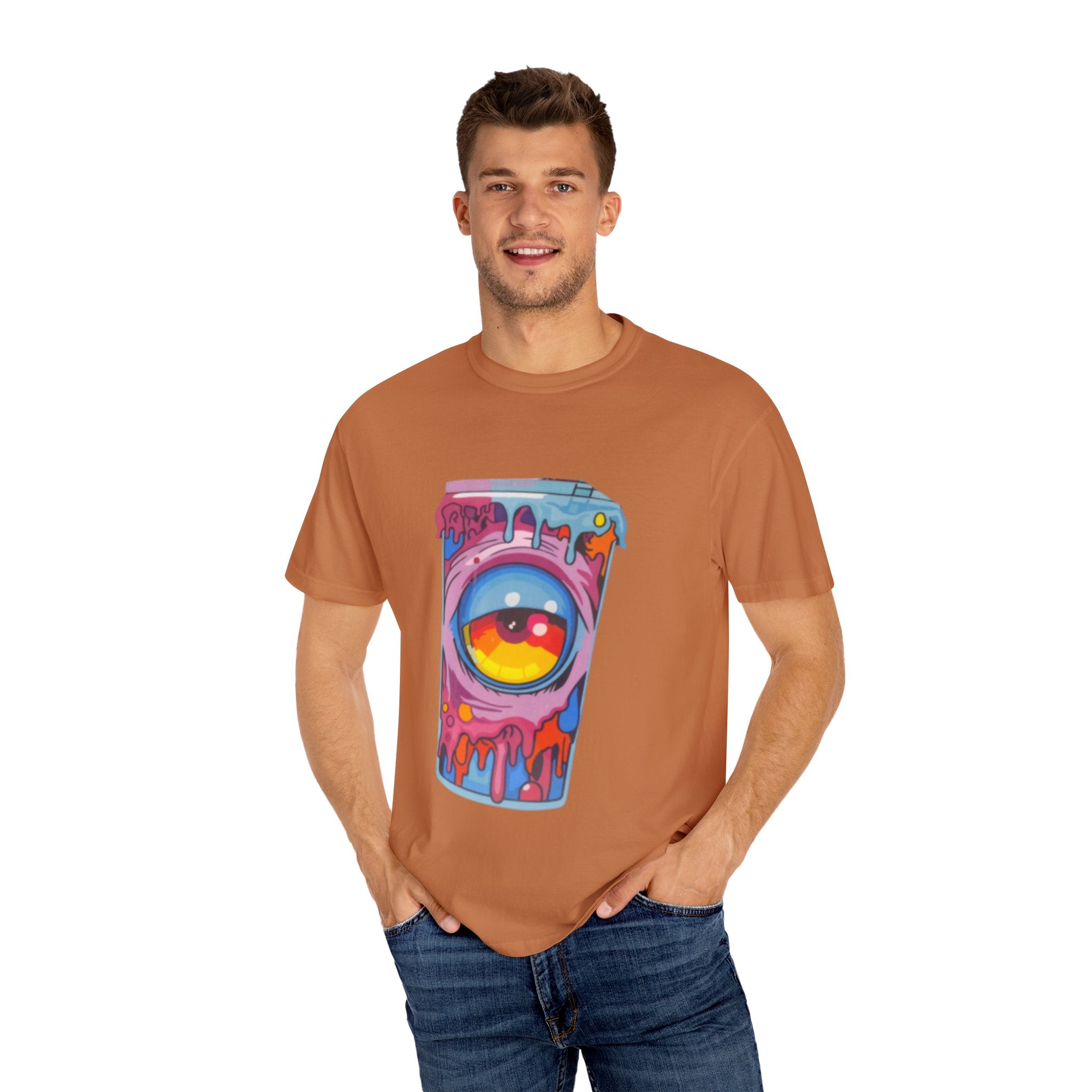 Colorful Eye-Catching T-Shirt, Cool Graphic Tee, Unisex Streetwear, Unique Gift for Art Lovers, Summer Fashion Must-Have