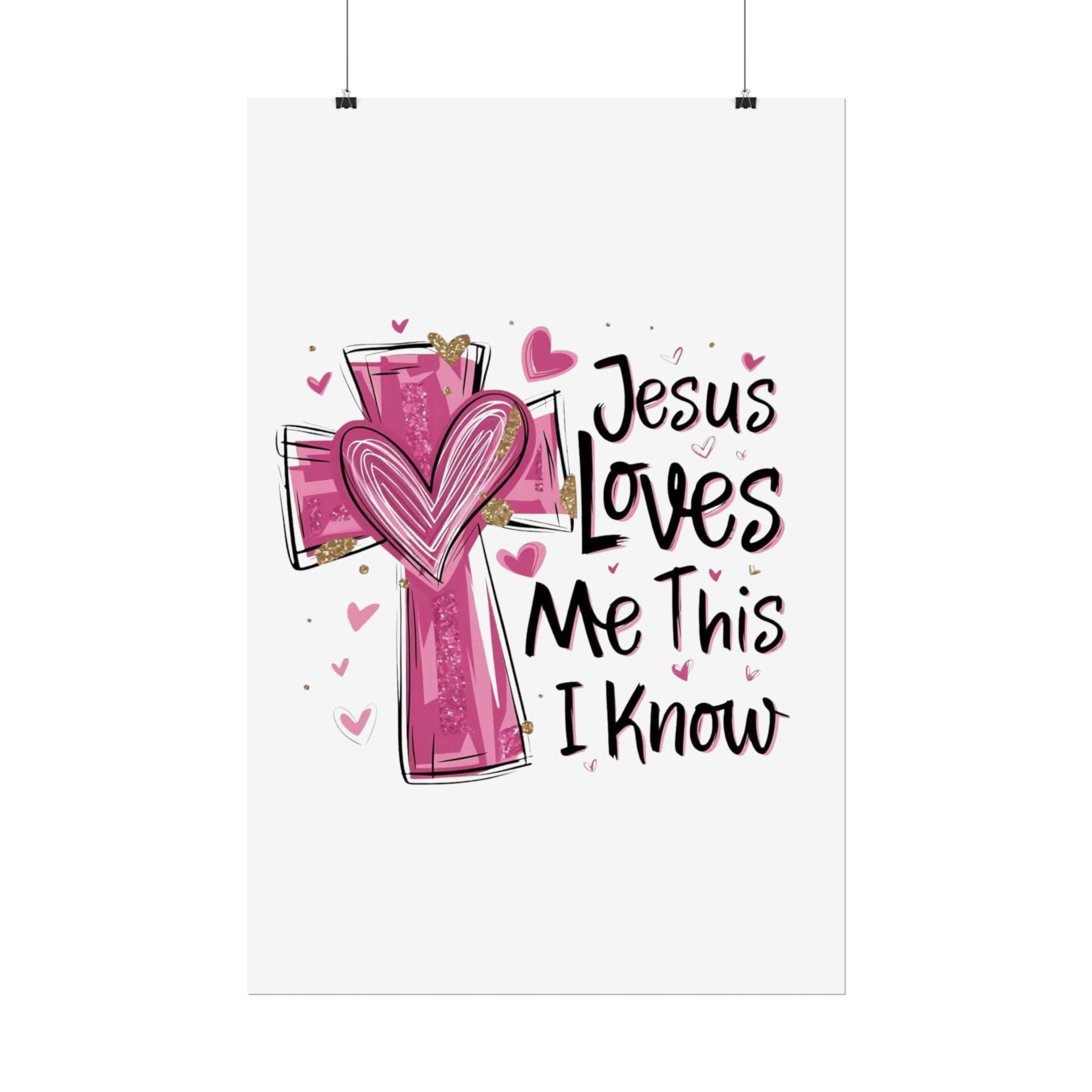 Jesus Loves Me This I Know Wall Art