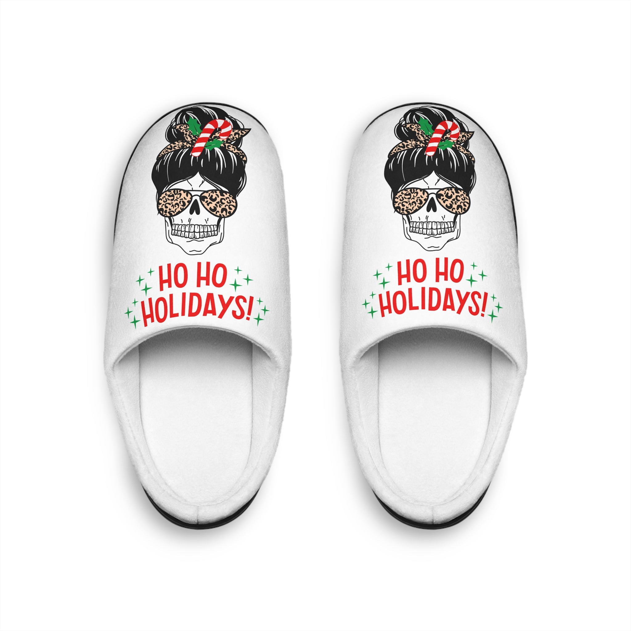 Ho Ho Holidays House Slippers