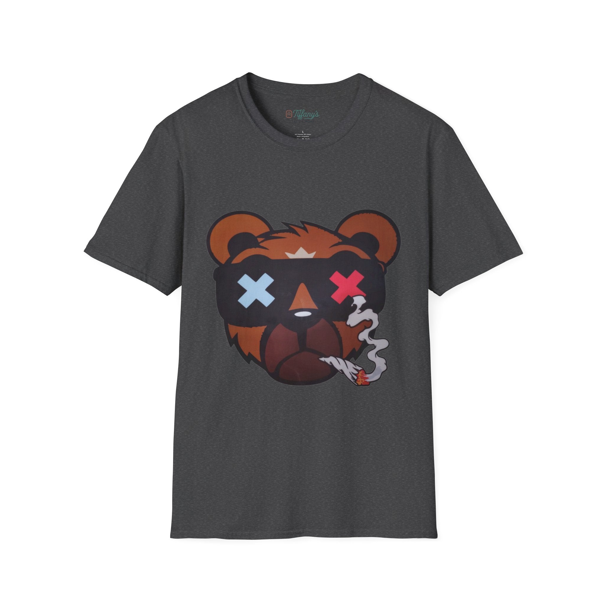 Bear Graphic Tee, Cool Bear T-Shirt, Unisex Vintage Tee, Casual Wear, Cute Animal Shirt, Gift for Teen