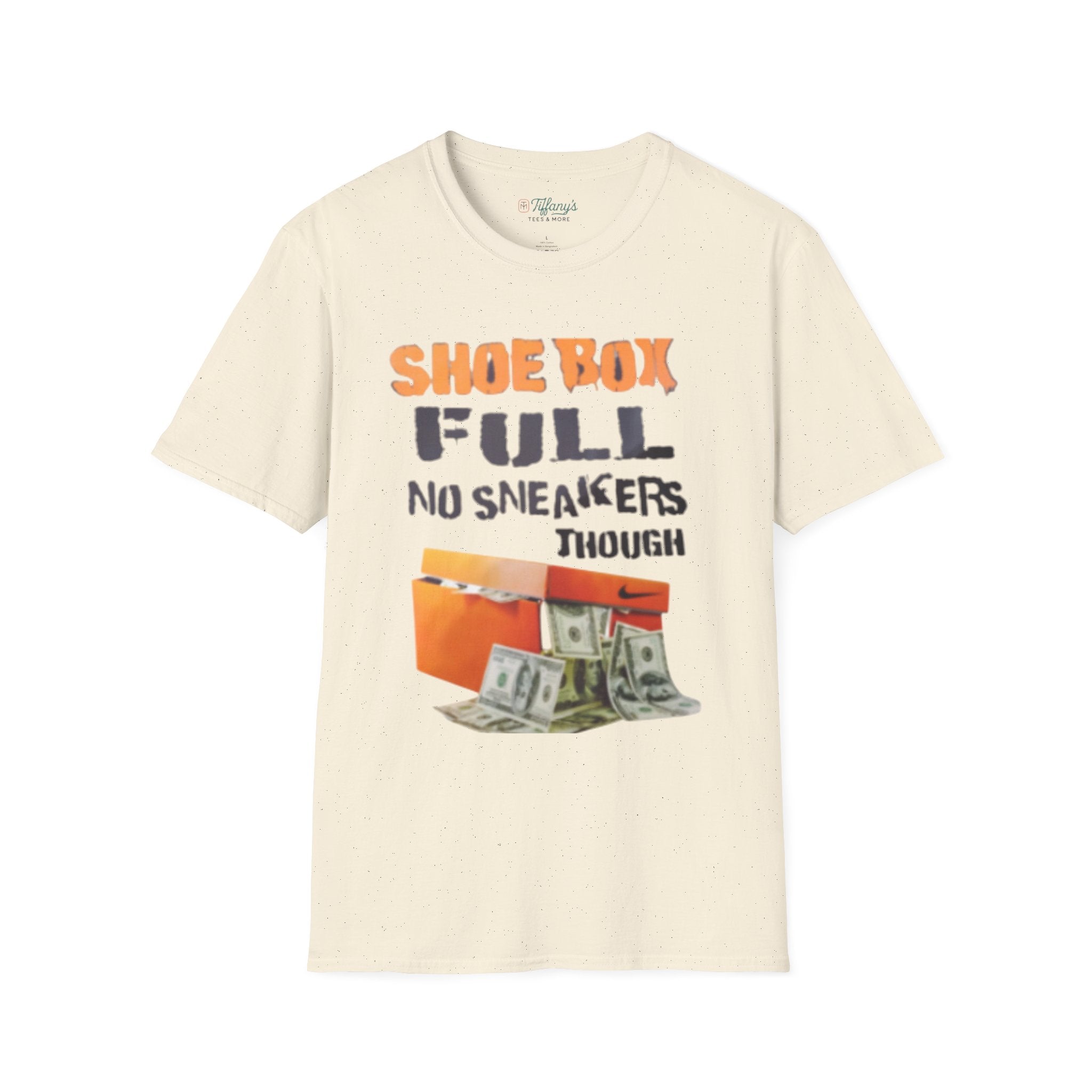 Shoe Box Humor T-Shirt, Funny Graphic Tee, Casual Wear, Sneaker Lover Gift, Unique Birthday Present