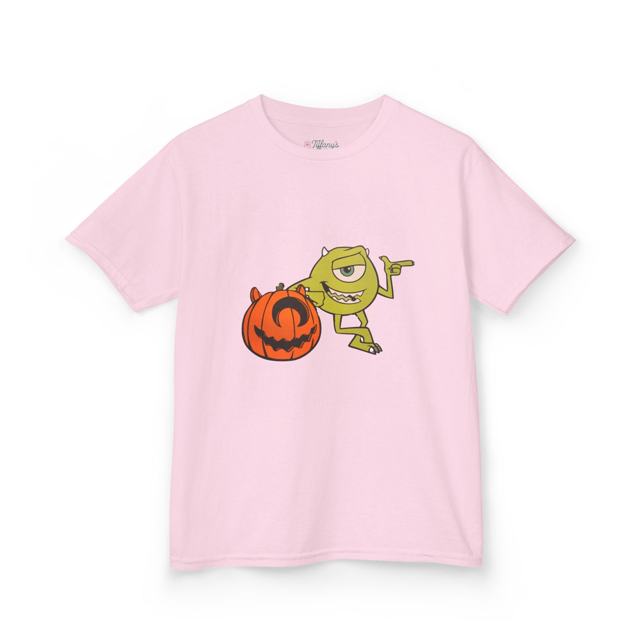 Halloween Kids Tee with Fun Pumpkin Design, Spooky Outfit, Trick or Treat Shirt, Kids Halloween Apparel, Cute Halloween Costume