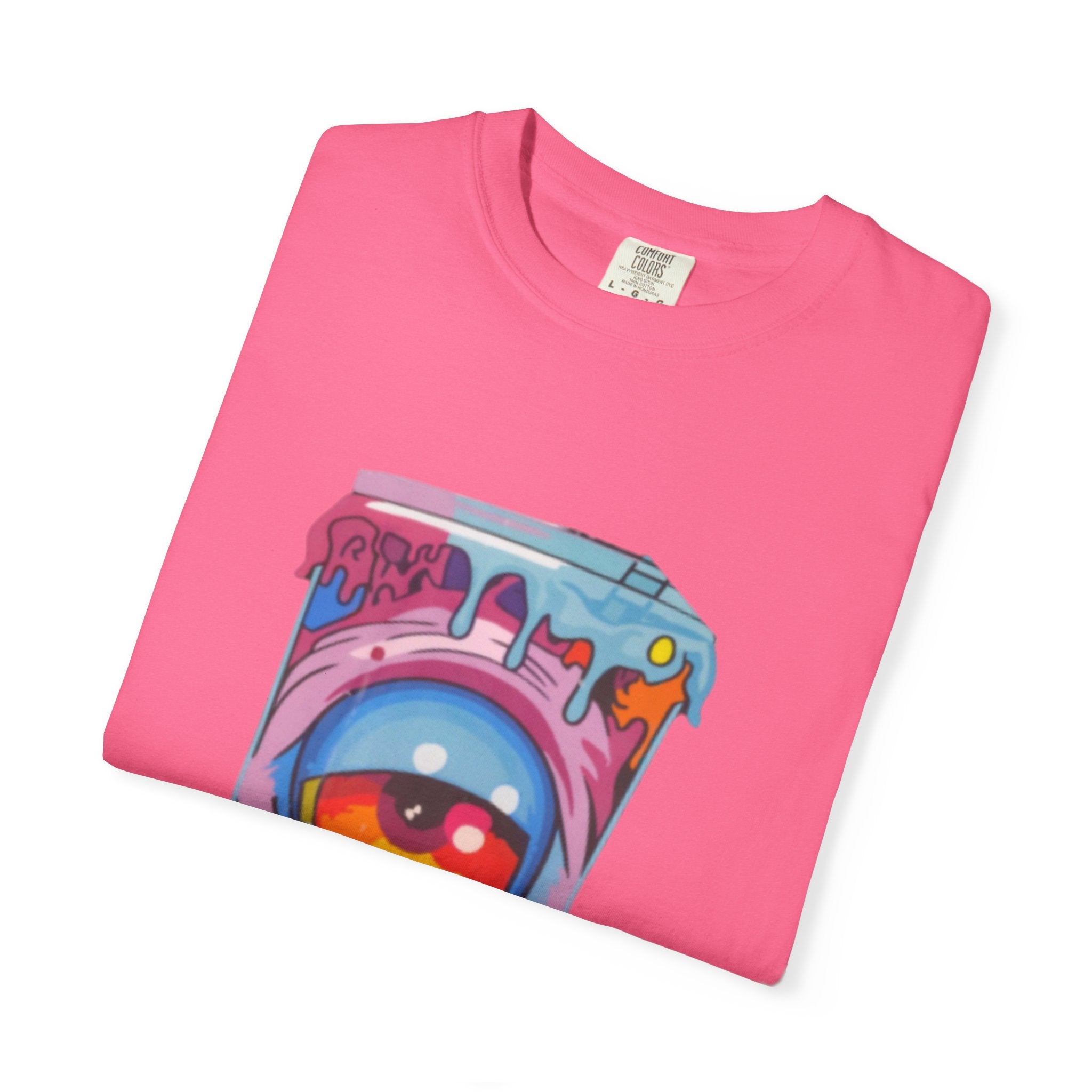 Colorful Eye-Catching T-Shirt, Cool Graphic Tee, Unisex Streetwear, Unique Gift for Art Lovers, Summer Fashion Must-Have