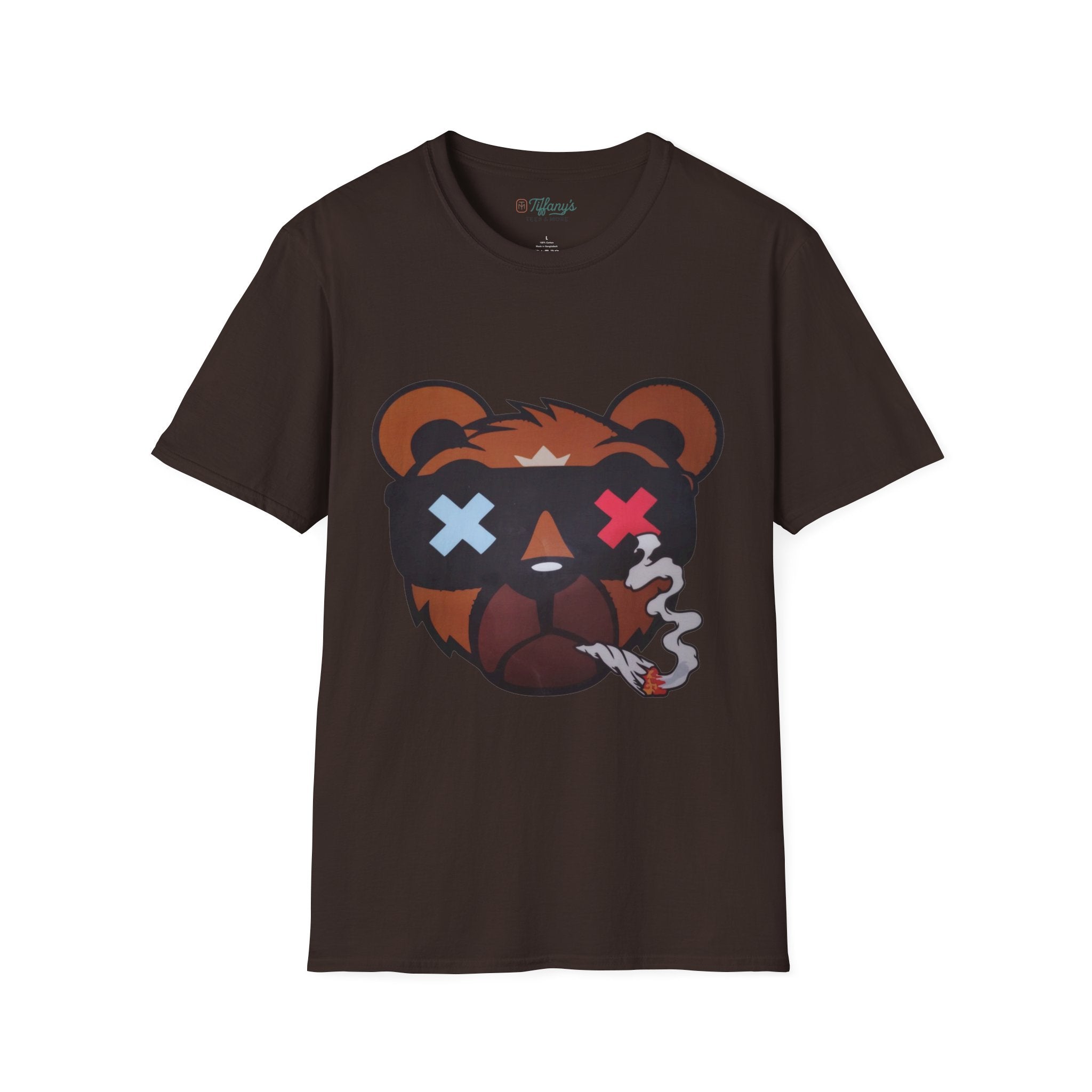 Bear Graphic Tee, Cool Bear T-Shirt, Unisex Vintage Tee, Casual Wear, Cute Animal Shirt, Gift for Teen