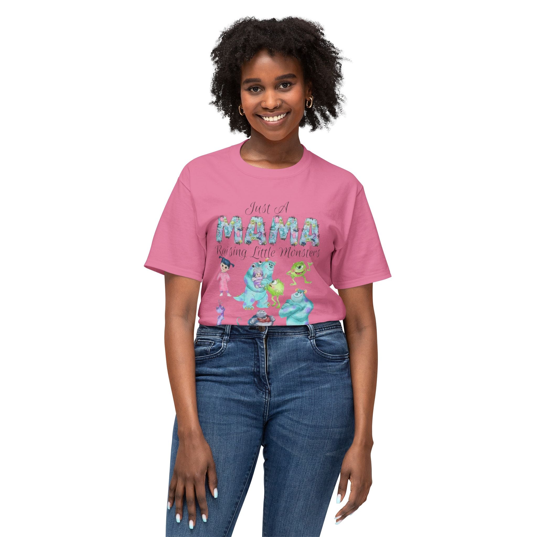 Just A Mama Cotton T-shirt, Family Gift, Mom Humor Tee, Cute Mom Shirt, Mother's Day Gift, Casual Wear