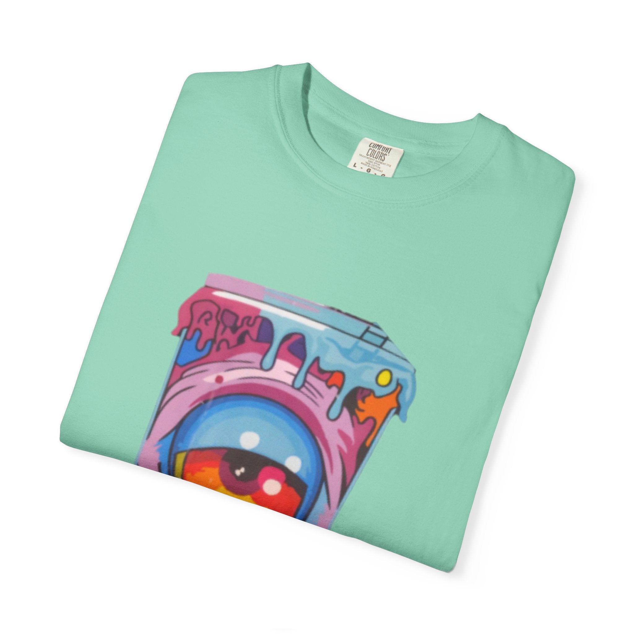 Colorful Eye-Catching T-Shirt, Cool Graphic Tee, Unisex Streetwear, Unique Gift for Art Lovers, Summer Fashion Must-Have