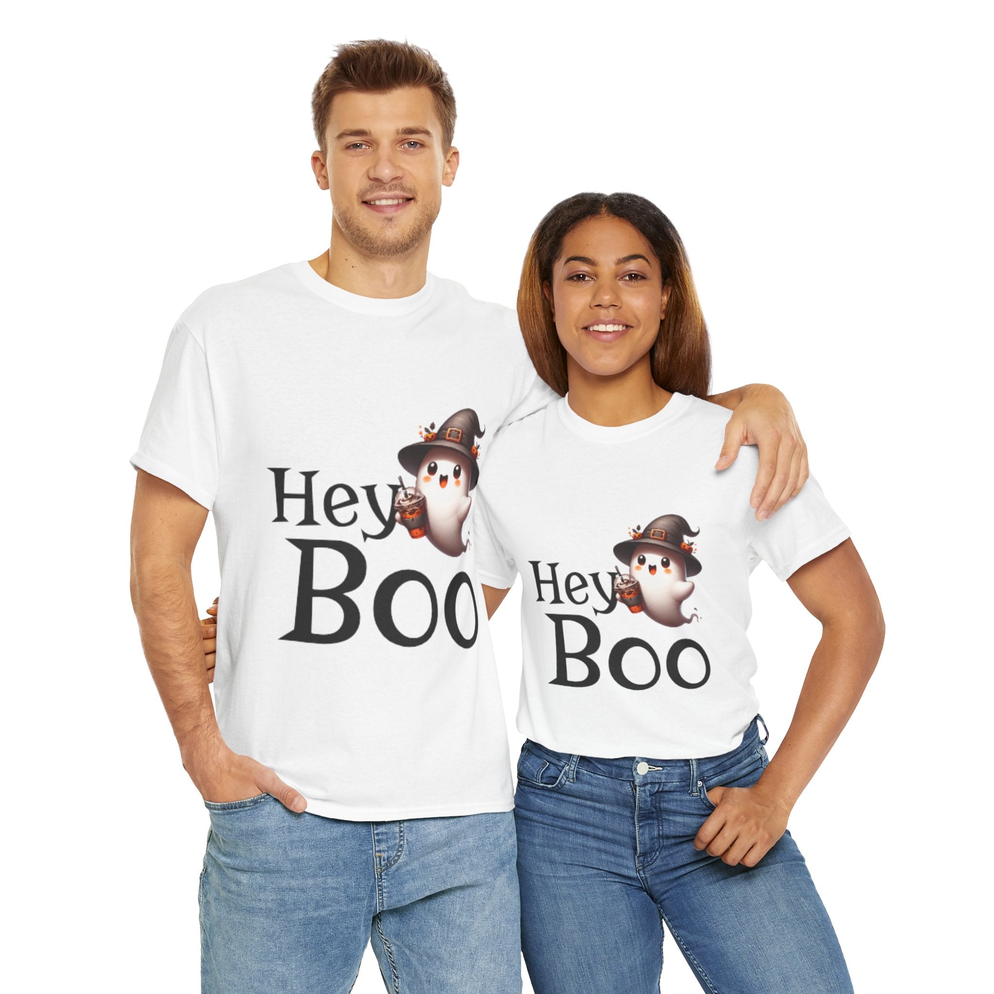 Hey Boo Halloween Tee - Unisex