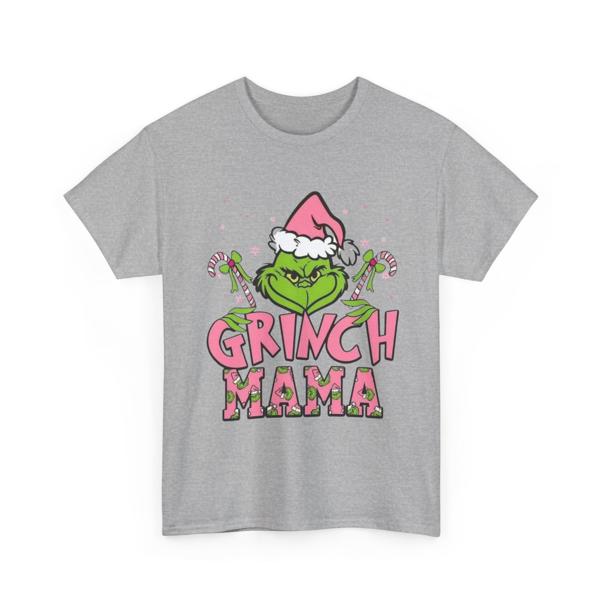 Grinch Mama T-Shirt, Funny Christmas Gift Tee, Holiday Apparel, Festive Unisex Top, Grinch Lovers Shirt