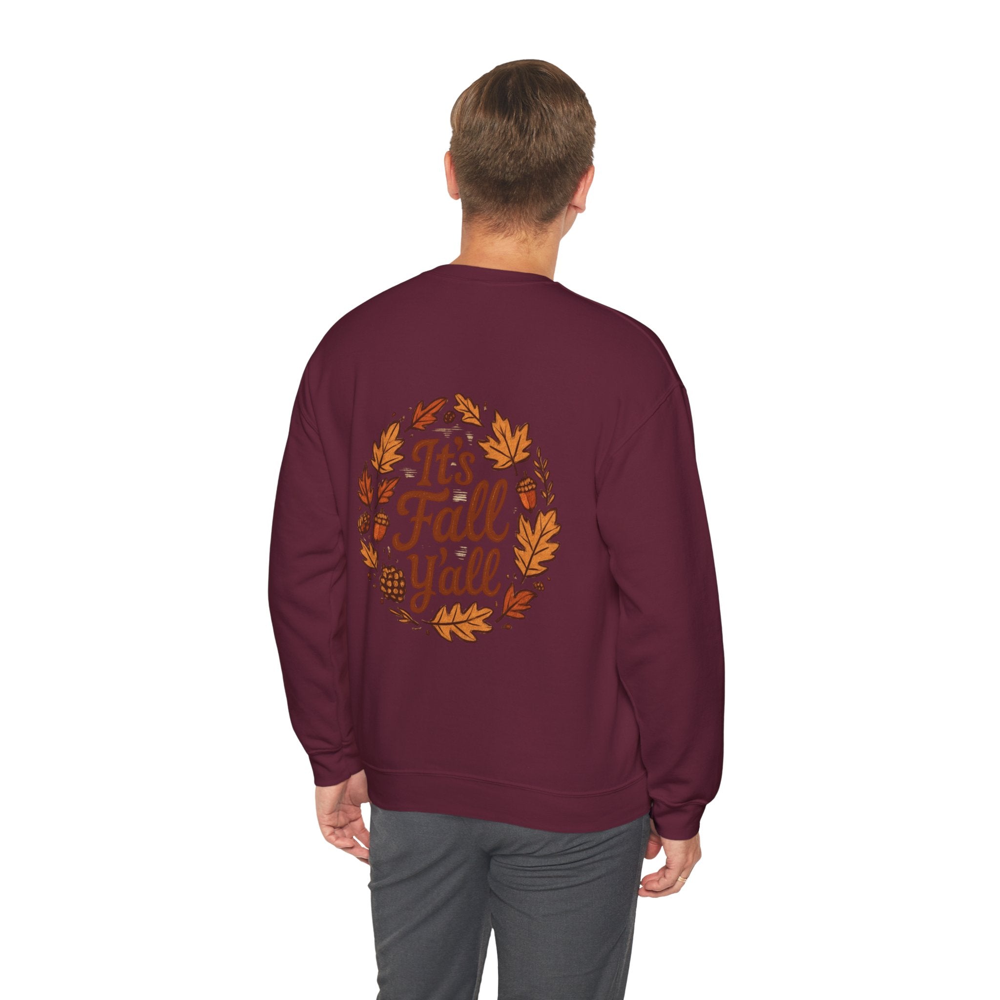 Cozy Fall Sweatshirt, Unisex Crewneck, Autumn Vibes, Pumpkin Spice Lover Gift, Seasonal Apparel, Thanksgiving Sweater