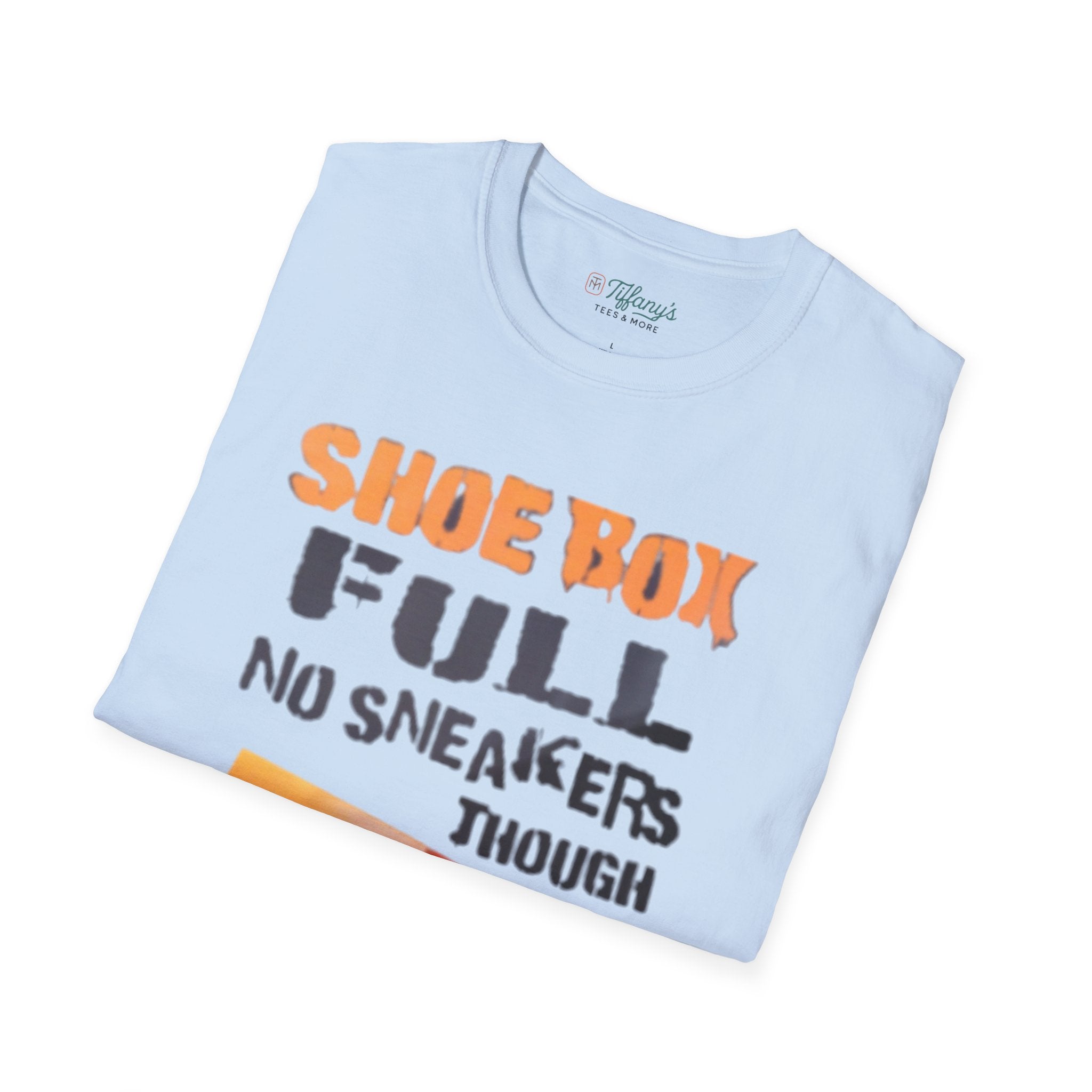 Shoe Box Humor T-Shirt, Funny Graphic Tee, Casual Wear, Sneaker Lover Gift, Unique Birthday Present