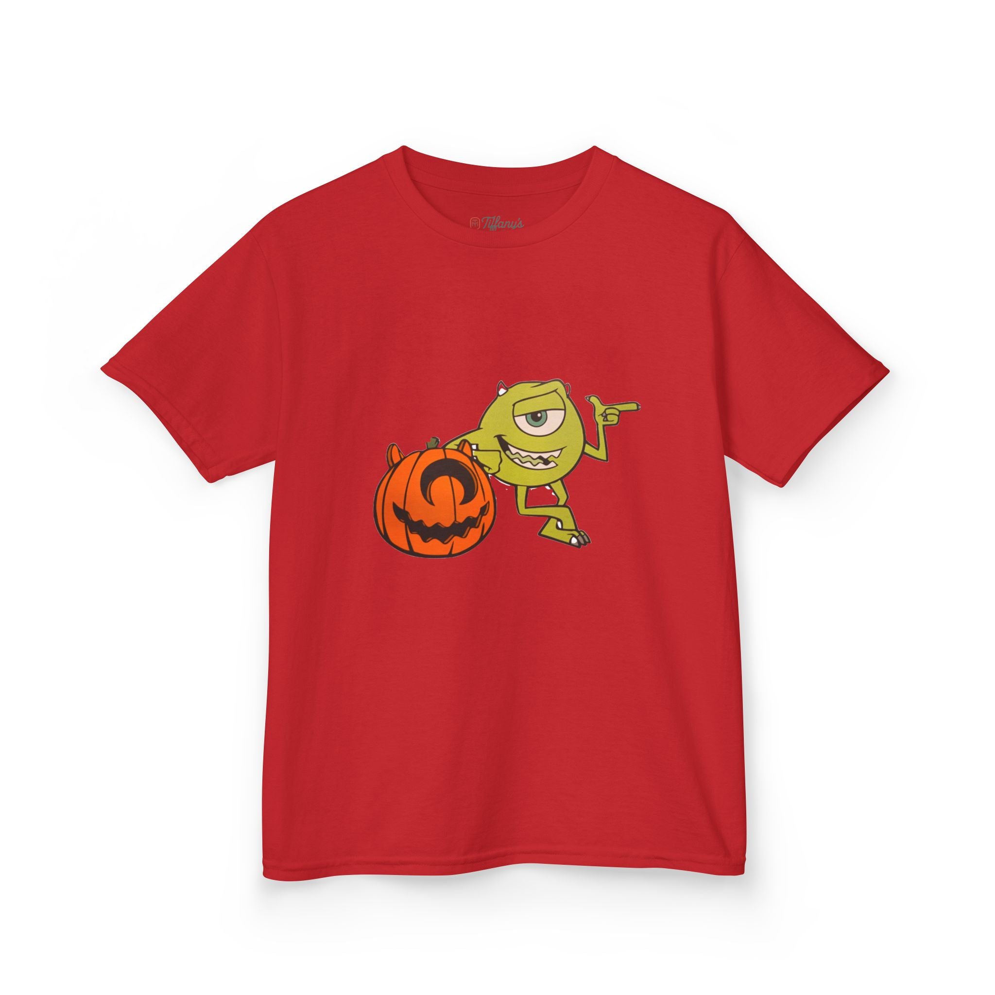 Halloween Kids Tee with Fun Pumpkin Design, Spooky Outfit, Trick or Treat Shirt, Kids Halloween Apparel, Cute Halloween Costume