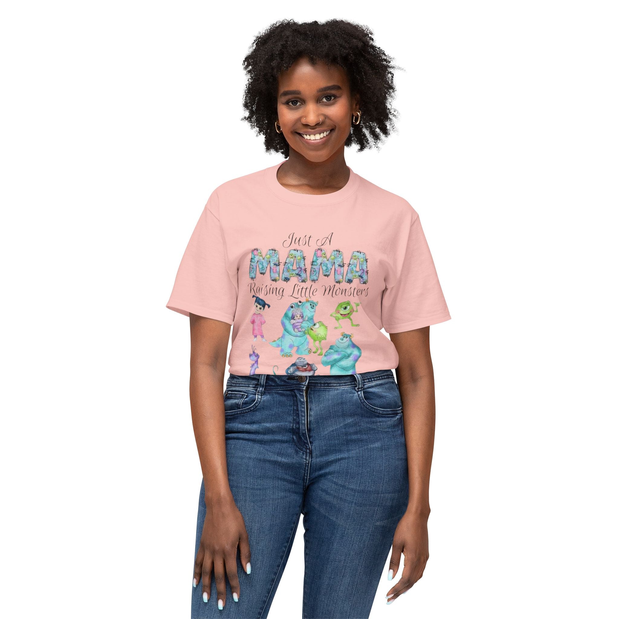 Just A Mama Cotton T-shirt, Family Gift, Mom Humor Tee, Cute Mom Shirt, Mother's Day Gift, Casual Wear