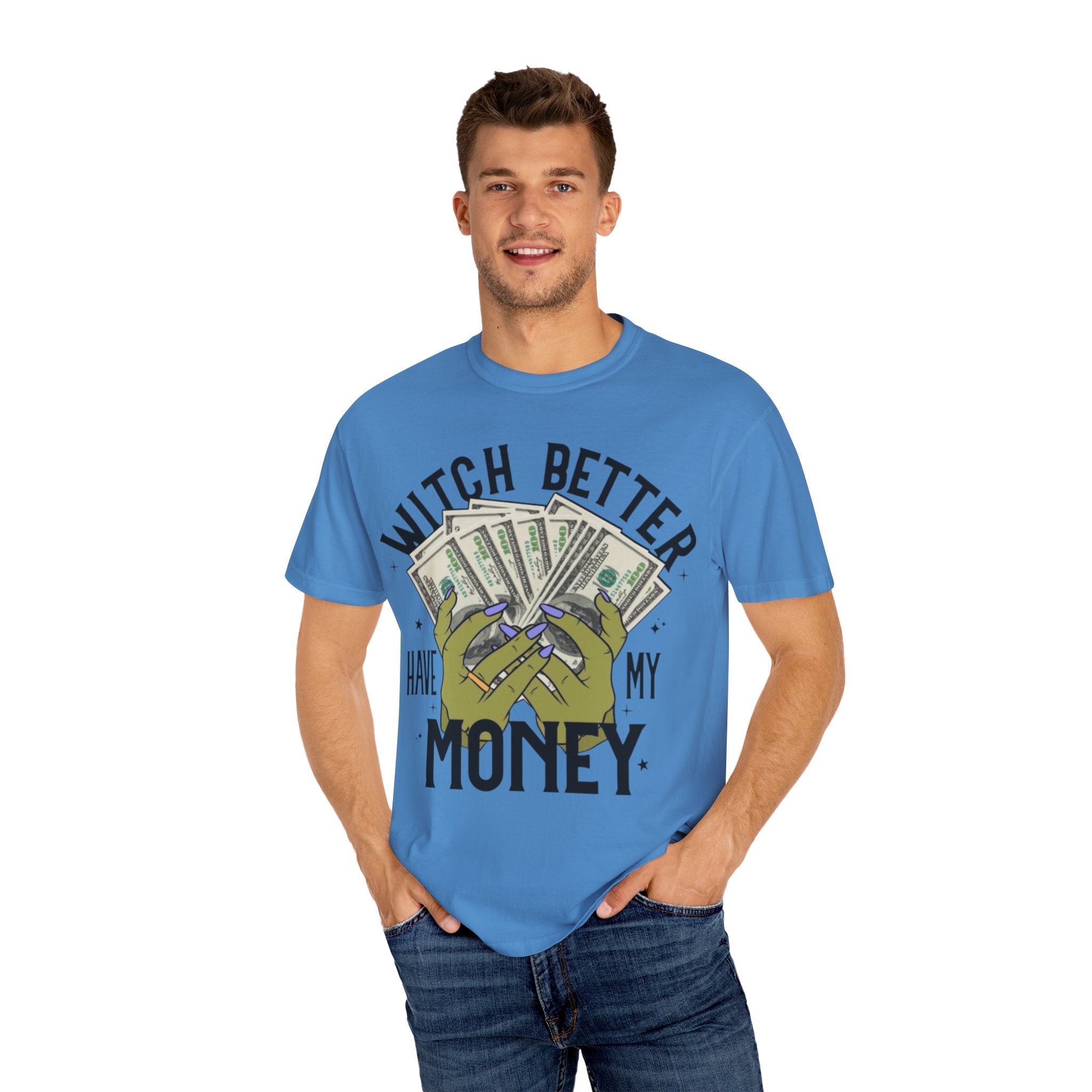 Witch Better Have My Money T-Shirt, Fun Graphic Tee for Halloween, Gift for Witch Lovers, Cute Apparel for Parties, Trendy Unisex Wear