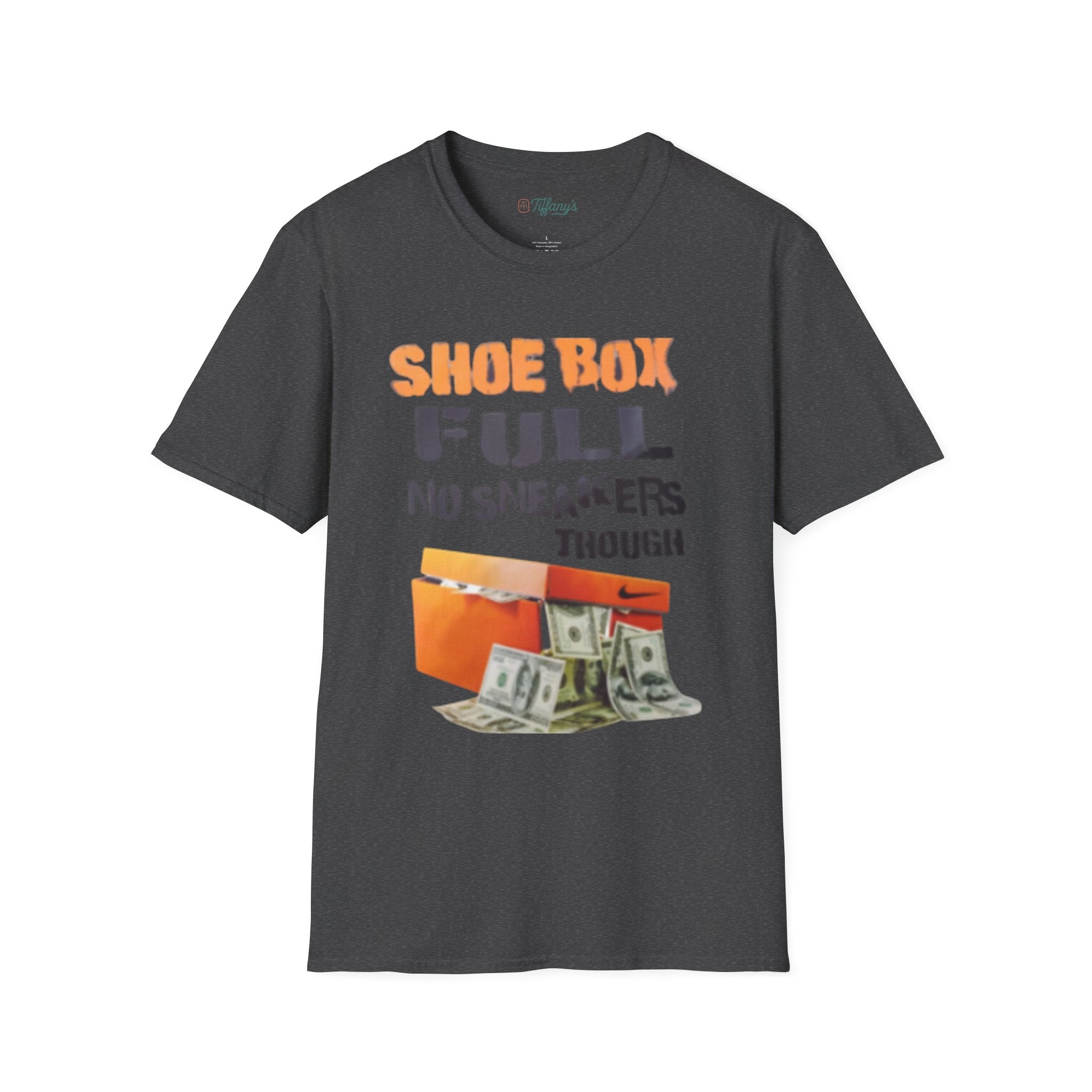 Shoe Box Humor T-Shirt, Funny Graphic Tee, Casual Wear, Sneaker Lover Gift, Unique Birthday Present