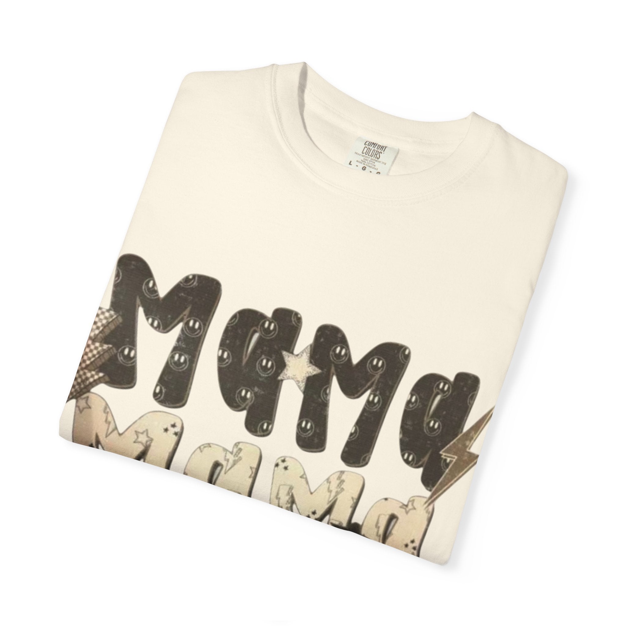 Mama Vibes Garment-Dyed T-shirt | Unisex Tee for Mother's Day, Birthday Gift, Casual Wear, Family Outings, Unique Style