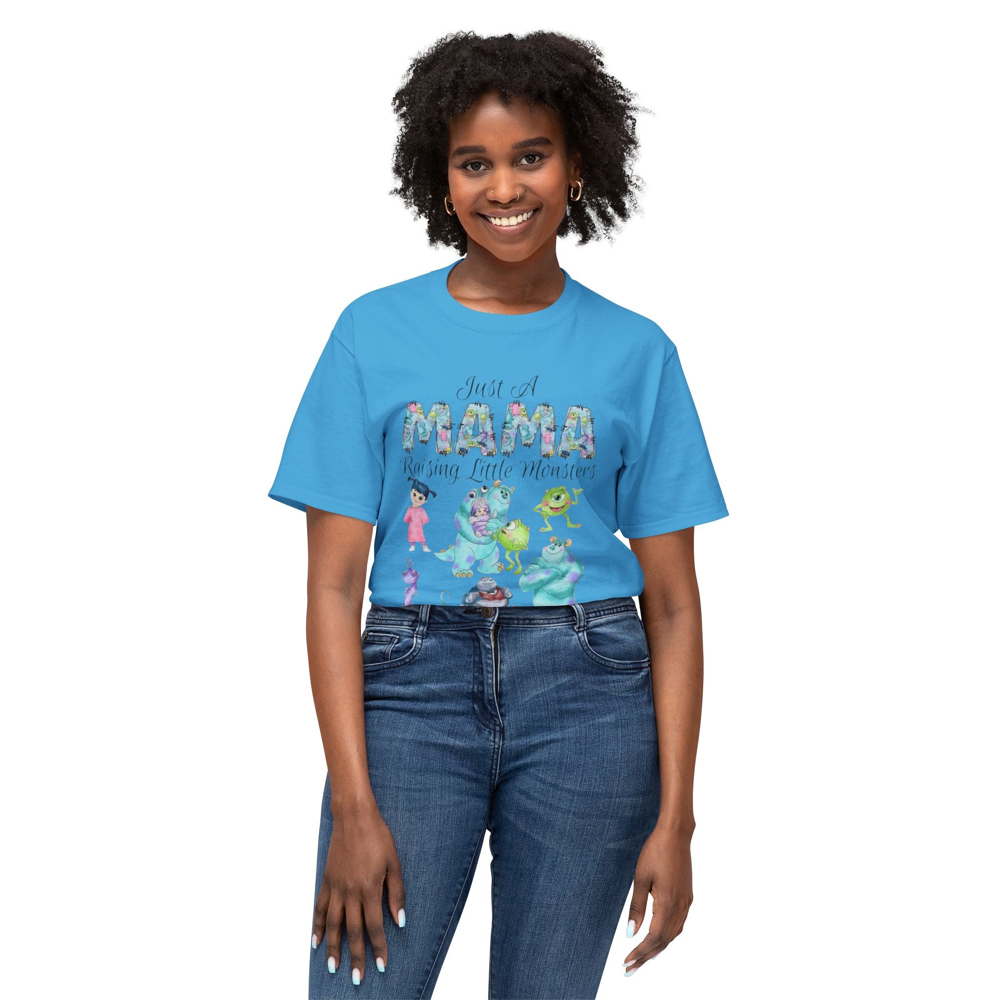 Just A Mama Cotton T-shirt, Family Gift, Mom Humor Tee, Cute Mom Shirt, Mother's Day Gift, Casual Wear