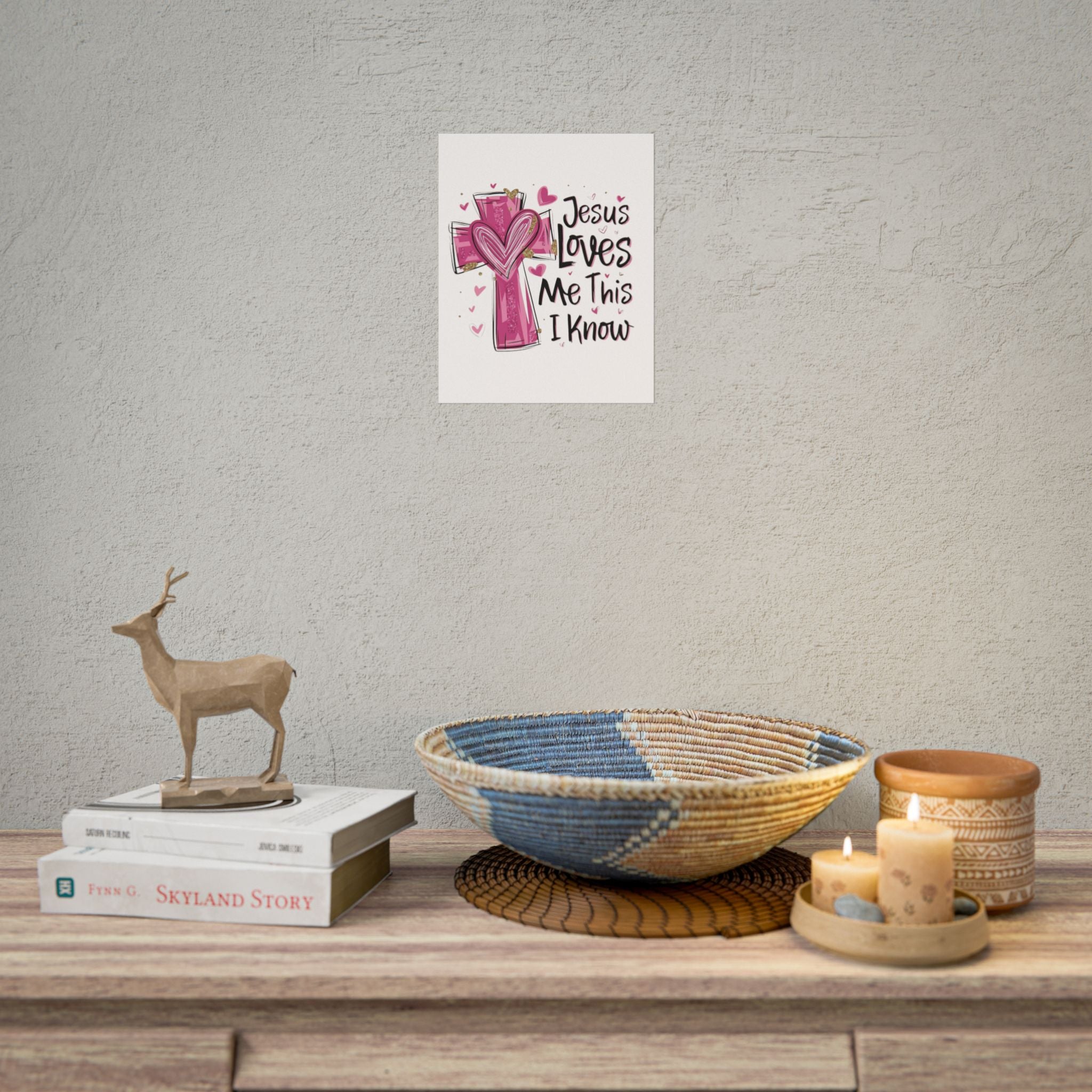 Jesus Loves Me This I Know Wall Art