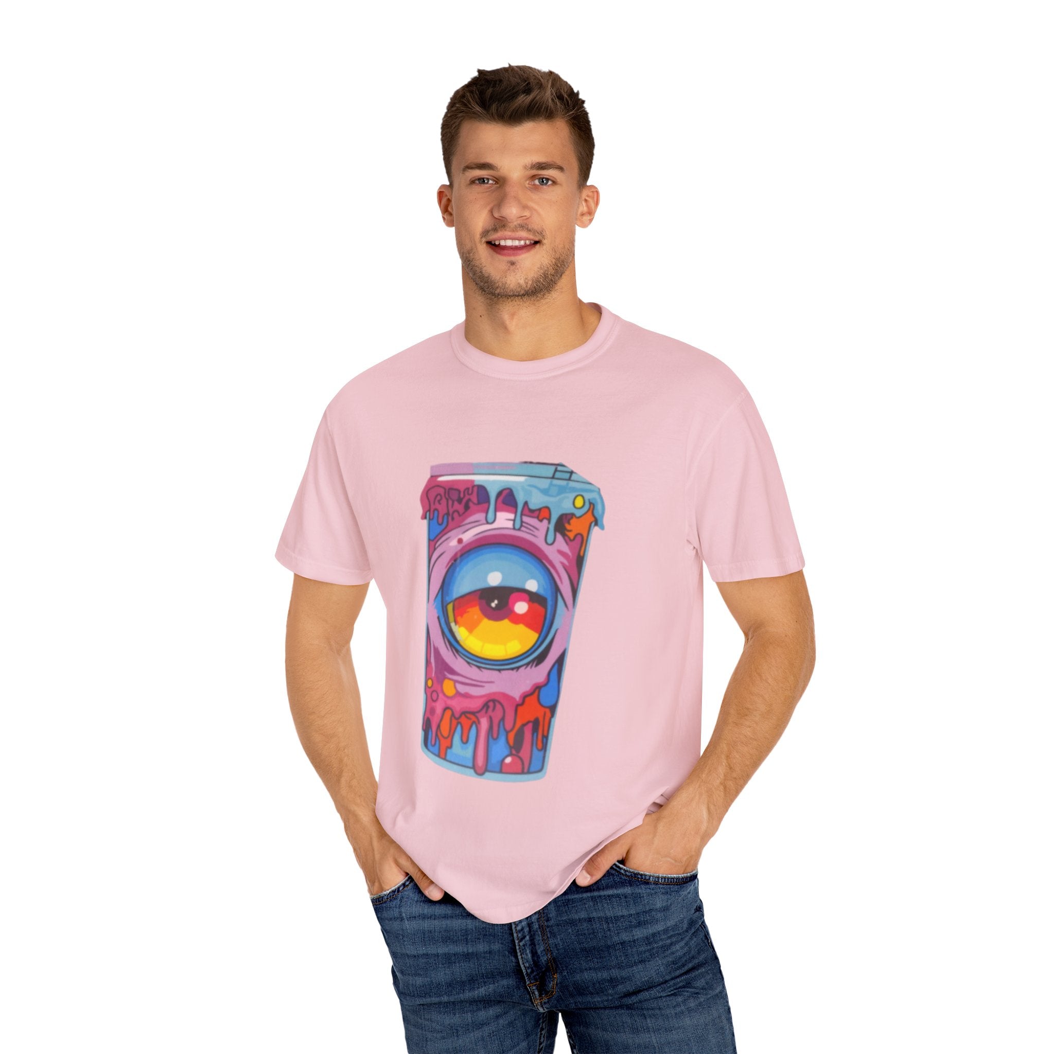 Colorful Eye-Catching T-Shirt, Cool Graphic Tee, Unisex Streetwear, Unique Gift for Art Lovers, Summer Fashion Must-Have