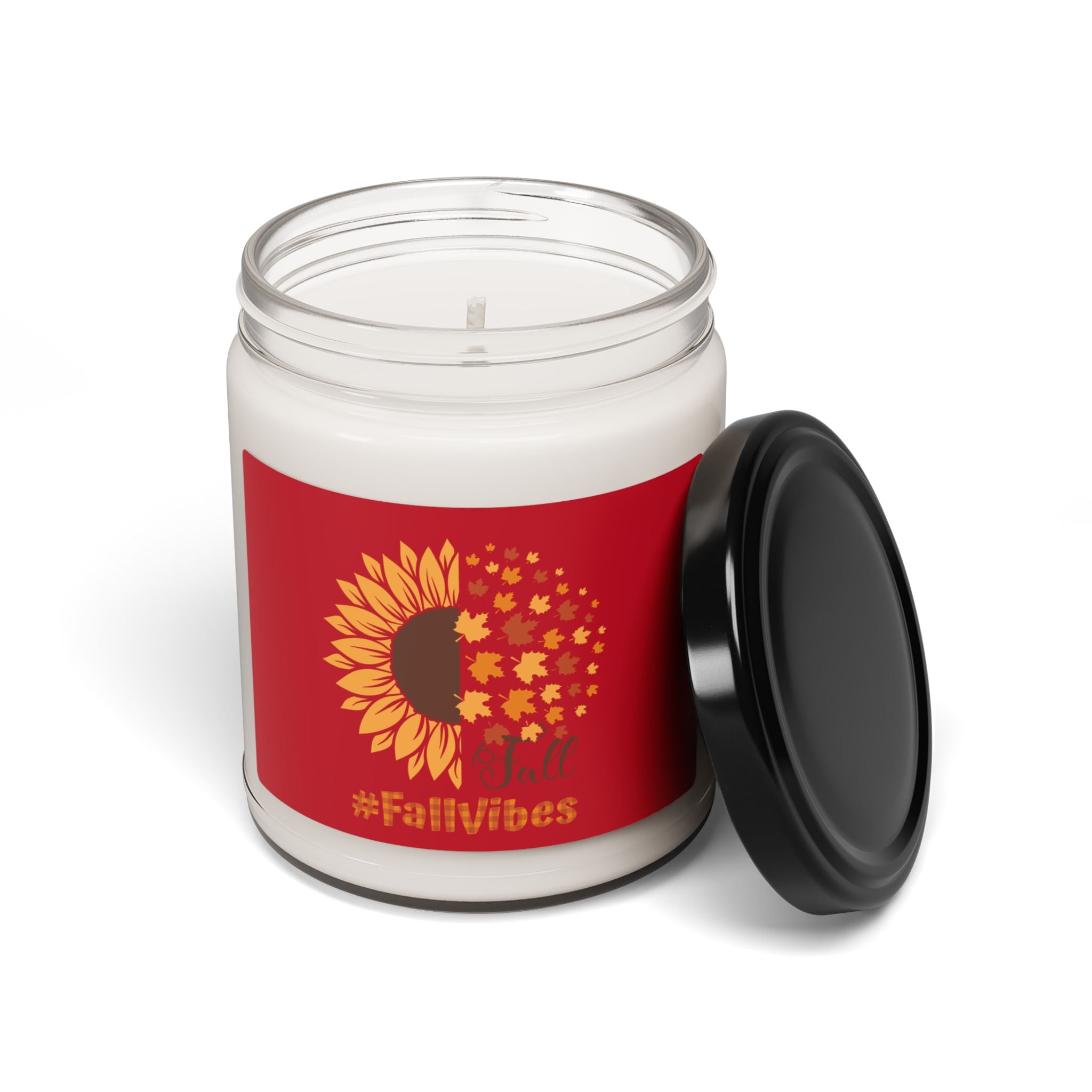 Autumn Scented Candle - #FallVibes, Cozy Home Decor, Gift for Her, Thanksgiving Decoration, Aromatherapy Candle