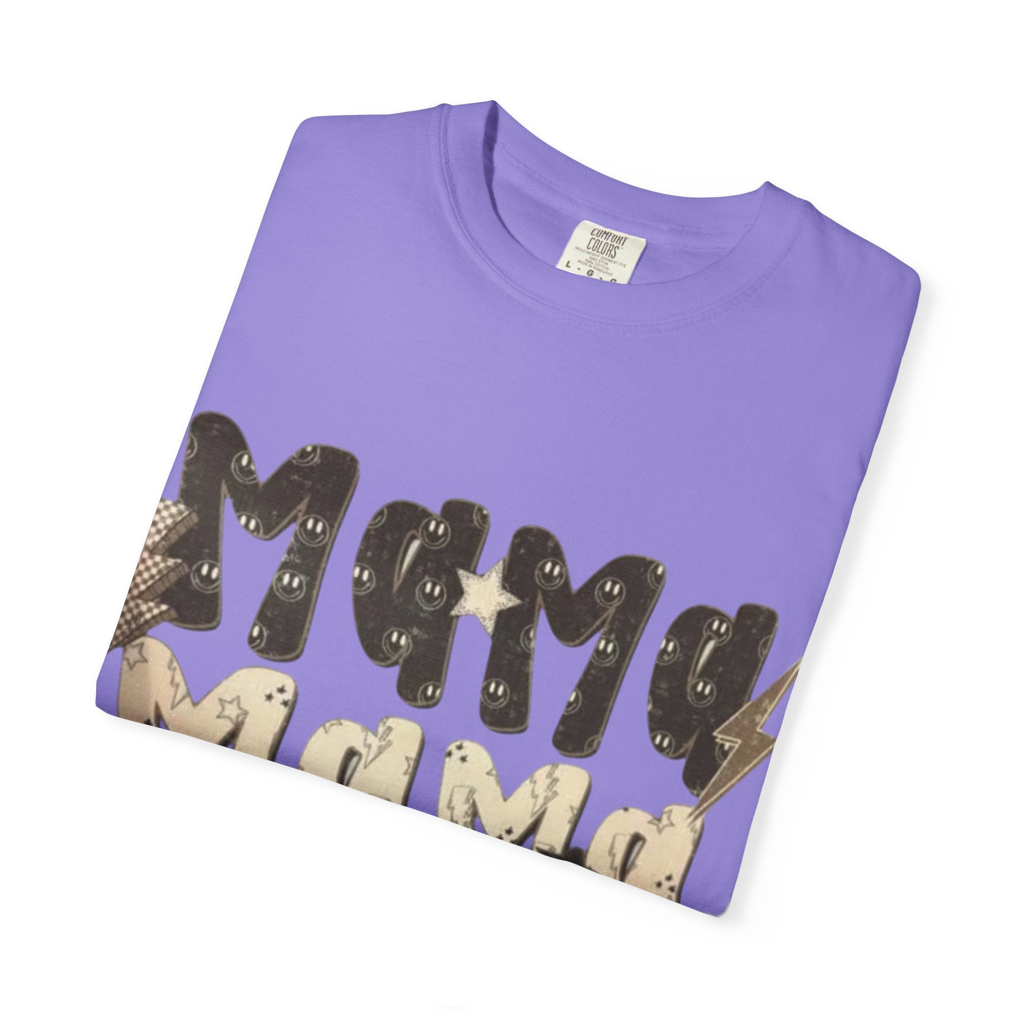 Mama Vibes Garment-Dyed T-shirt | Unisex Tee for Mother's Day, Birthday Gift, Casual Wear, Family Outings, Unique Style
