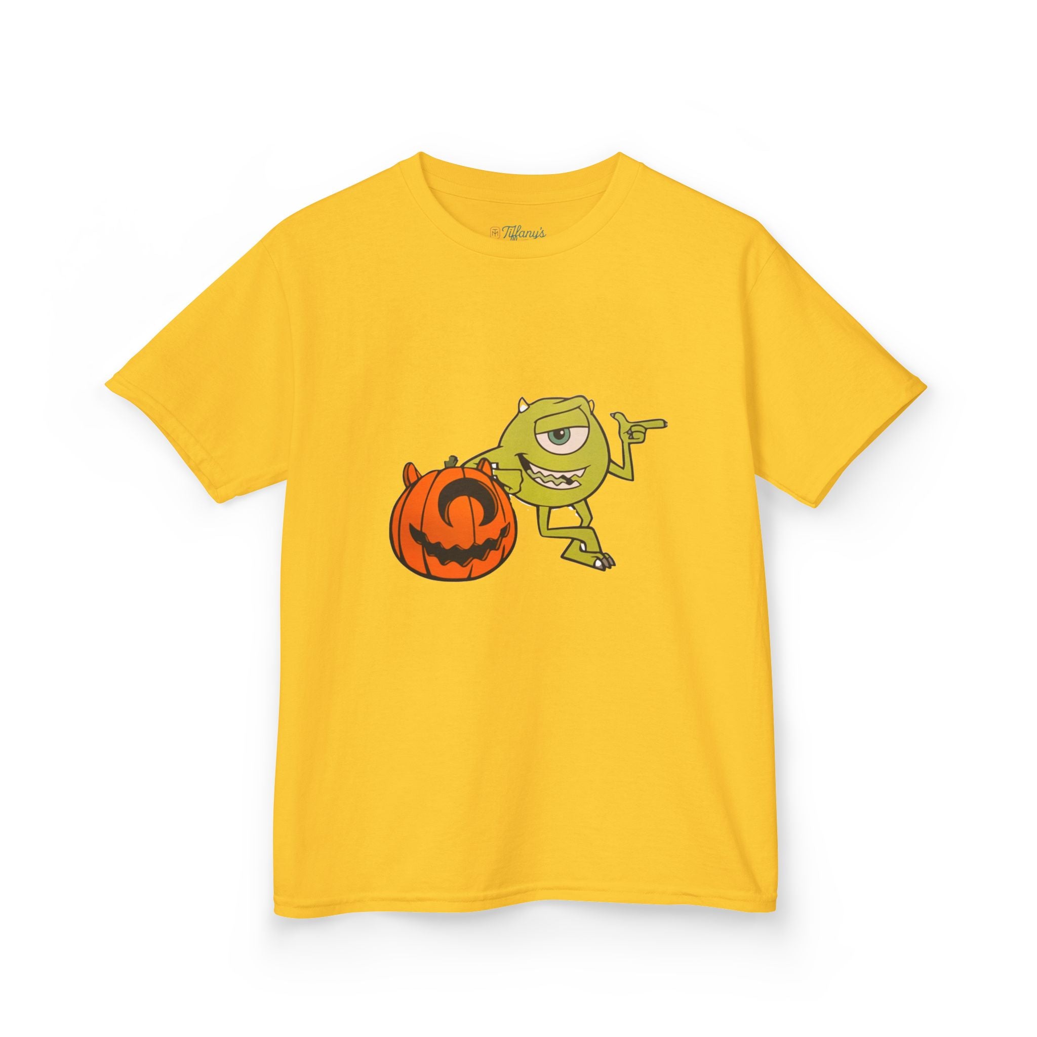 Halloween Kids Tee with Fun Pumpkin Design, Spooky Outfit, Trick or Treat Shirt, Kids Halloween Apparel, Cute Halloween Costume