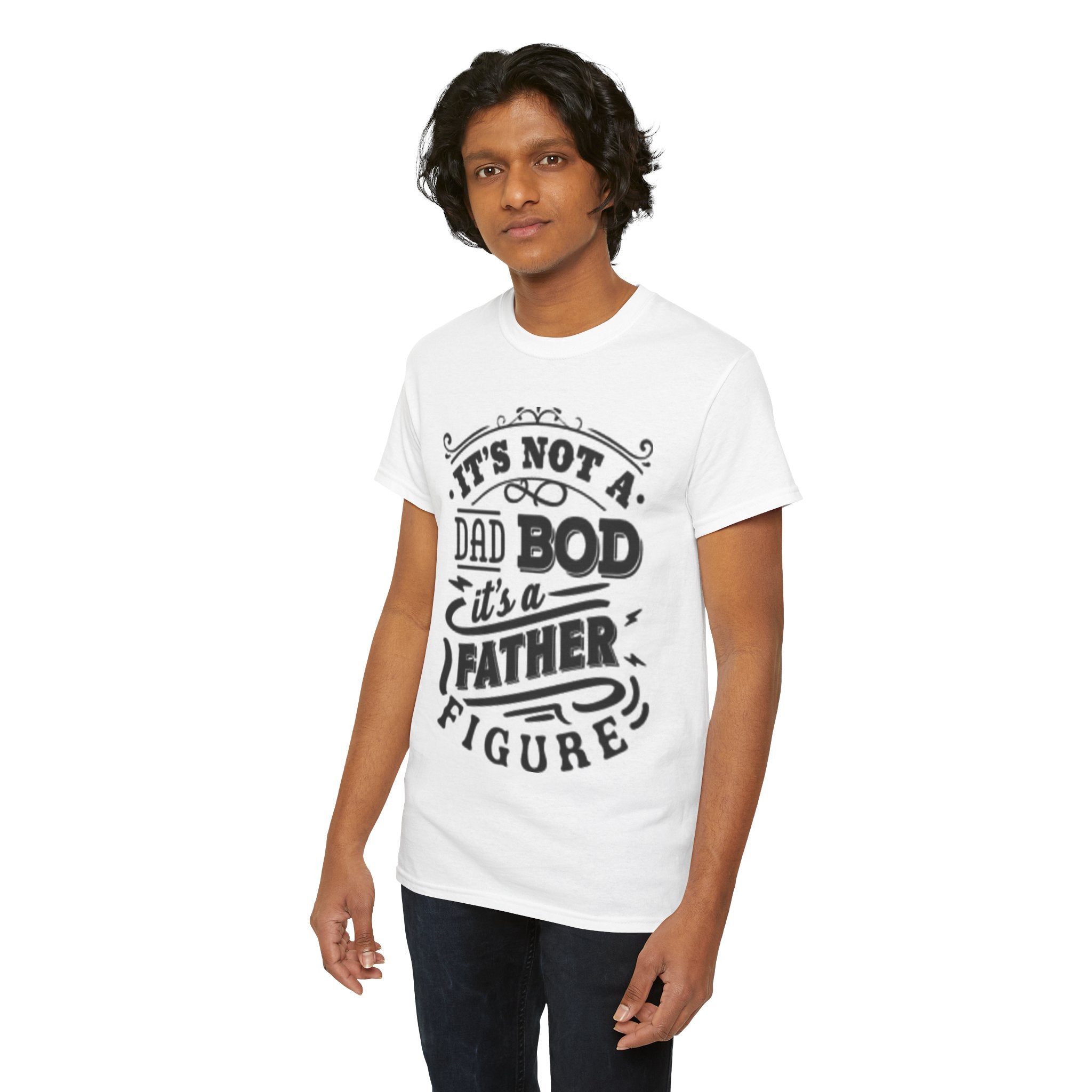 Father Figure T-Shirt | Perfect Gift for Dads, Father's Day Tee, Unisex Cotton Shirt, Dad Bod Humor, Family Celebration Apparel