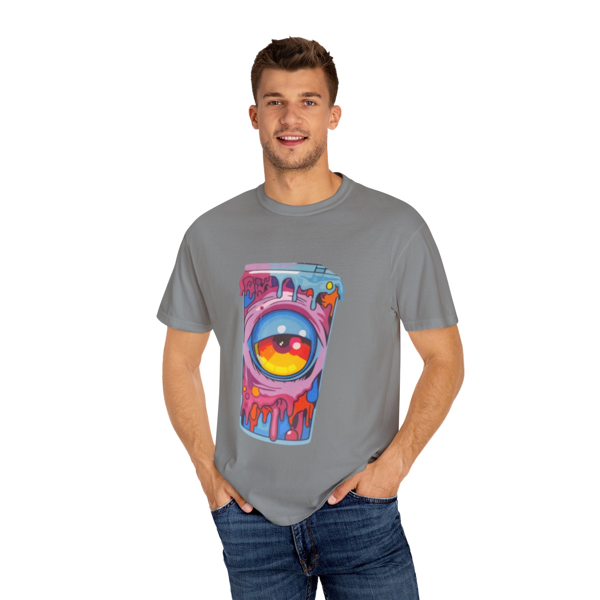 Colorful Eye-Catching T-Shirt, Cool Graphic Tee, Unisex Streetwear, Unique Gift for Art Lovers, Summer Fashion Must-Have
