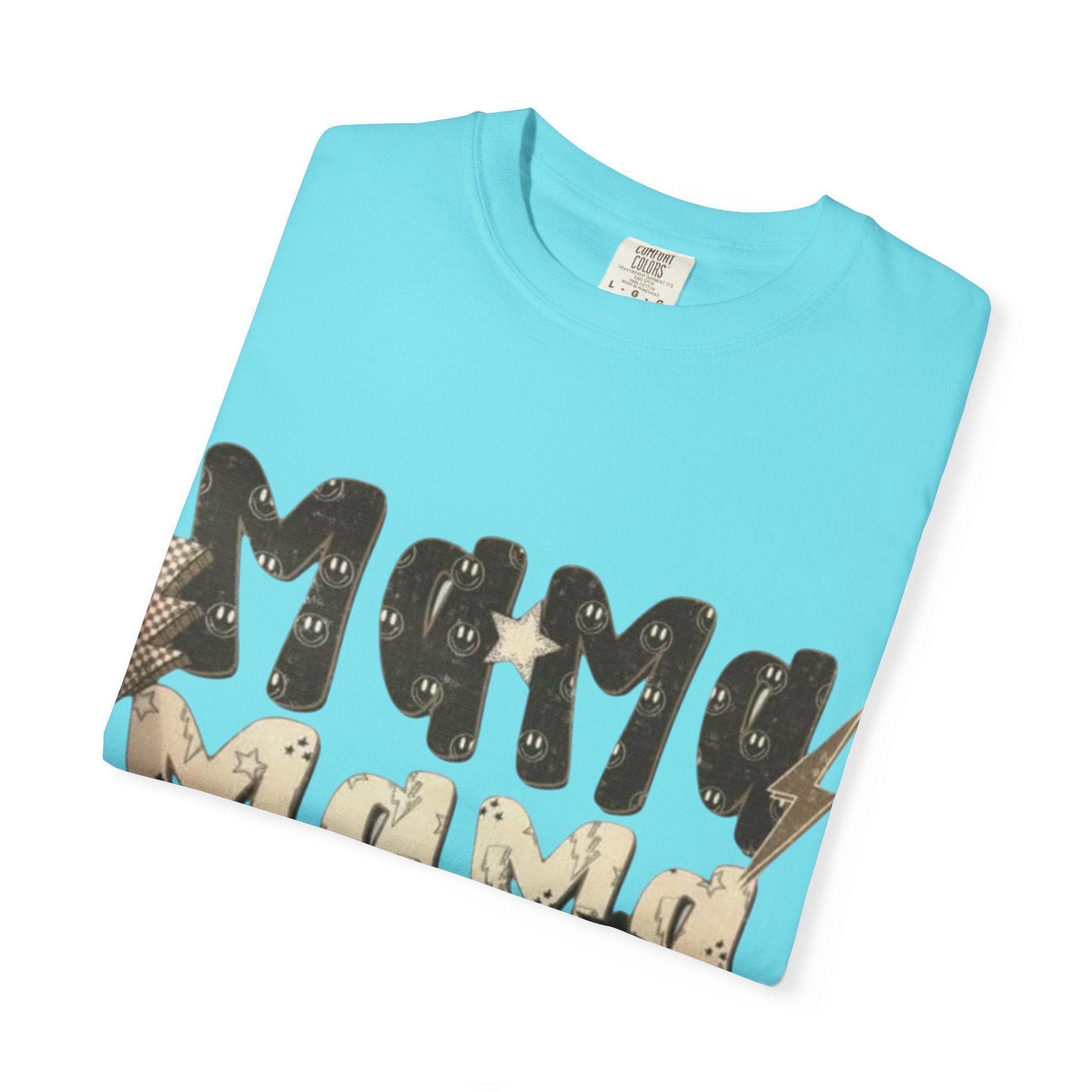 Mama Vibes Garment-Dyed T-shirt | Unisex Tee for Mother's Day, Birthday Gift, Casual Wear, Family Outings, Unique Style