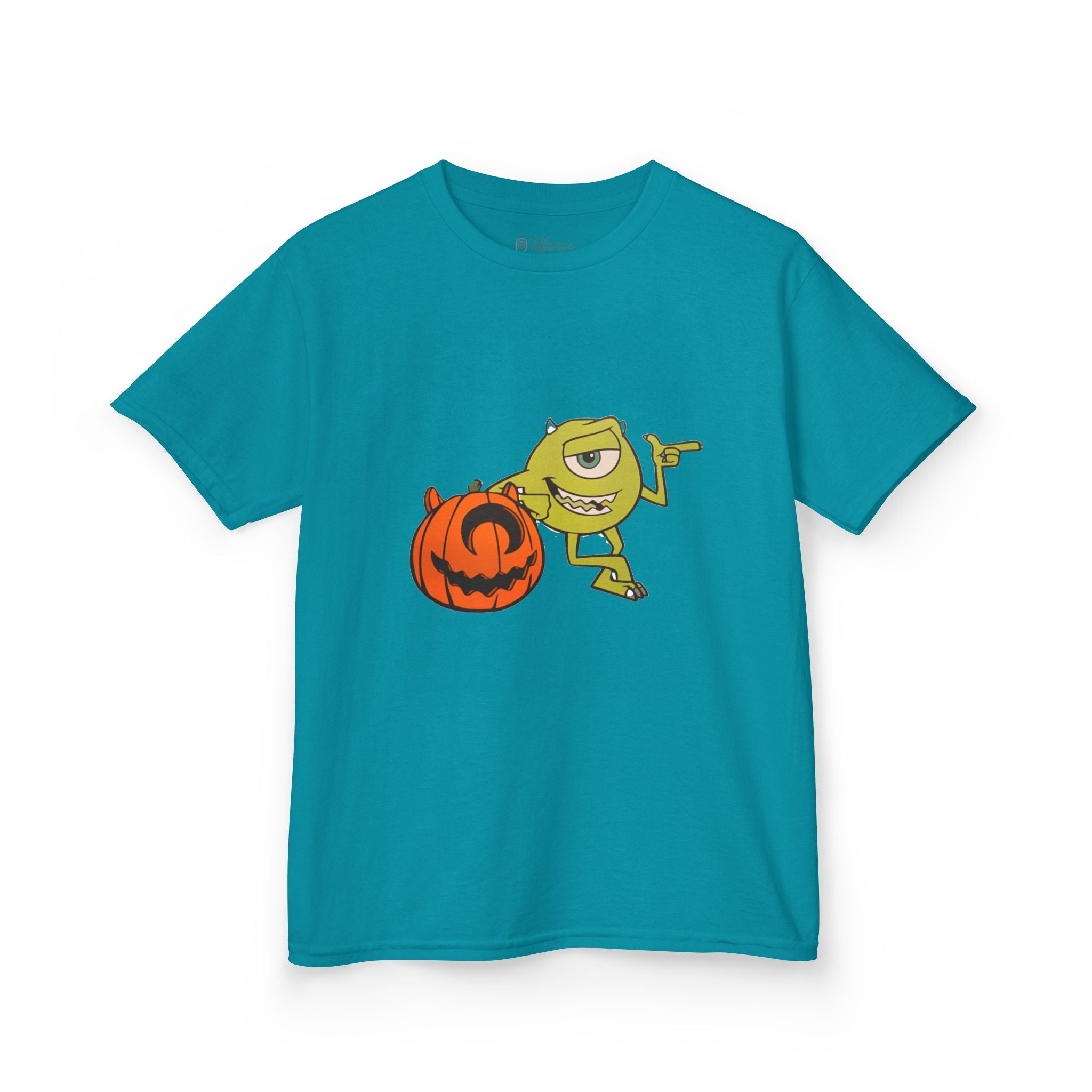 Halloween Kids Tee with Fun Pumpkin Design, Spooky Outfit, Trick or Treat Shirt, Kids Halloween Apparel, Cute Halloween Costume