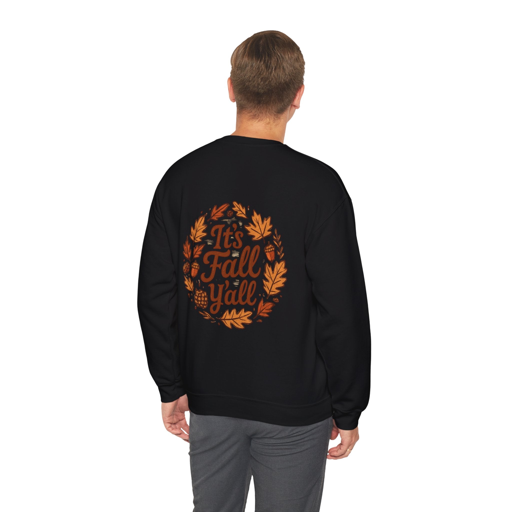 Cozy Fall Sweatshirt, Unisex Crewneck, Autumn Vibes, Pumpkin Spice Lover Gift, Seasonal Apparel, Thanksgiving Sweater