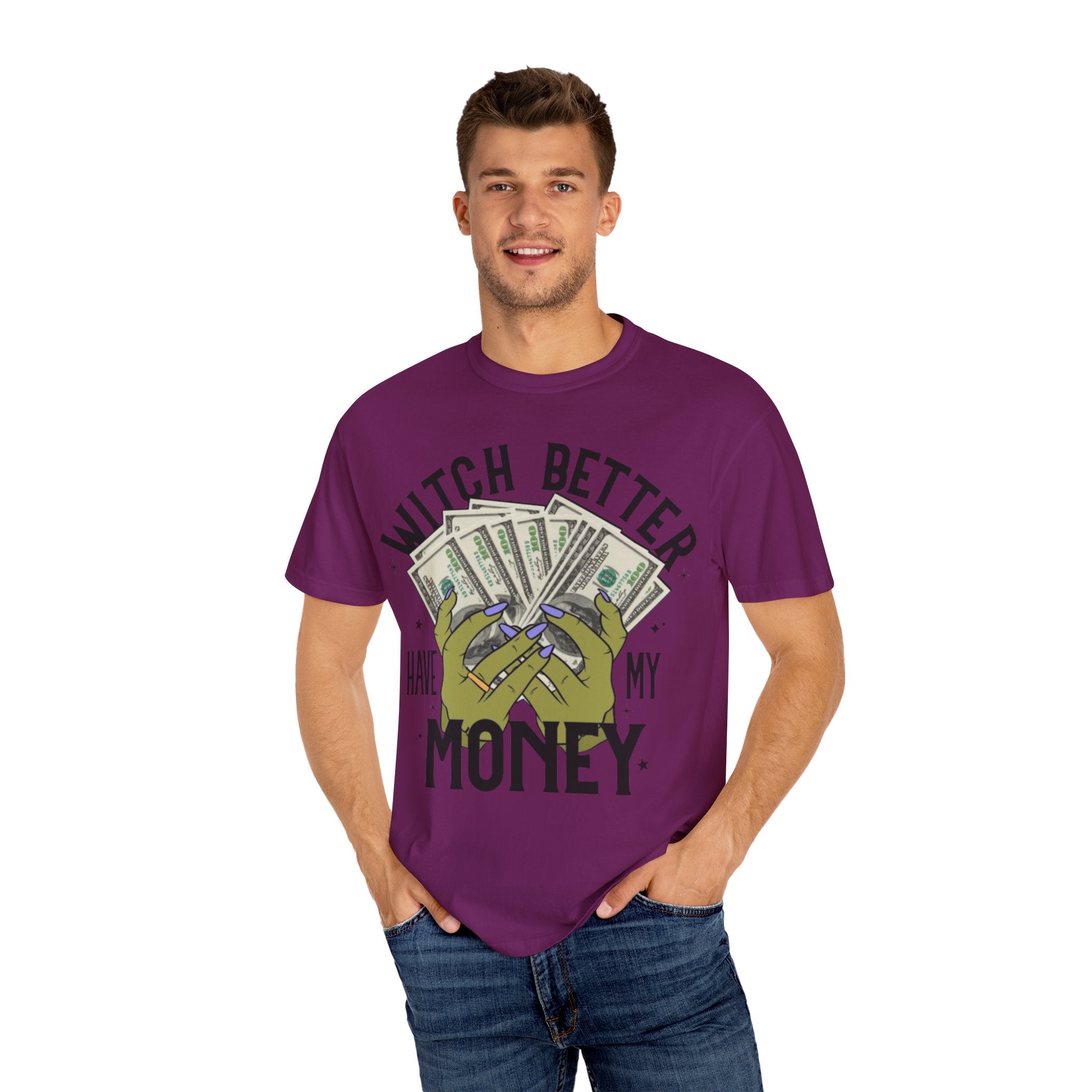 Witch Better Have My Money T-Shirt, Fun Graphic Tee for Halloween, Gift for Witch Lovers, Cute Apparel for Parties, Trendy Unisex Wear